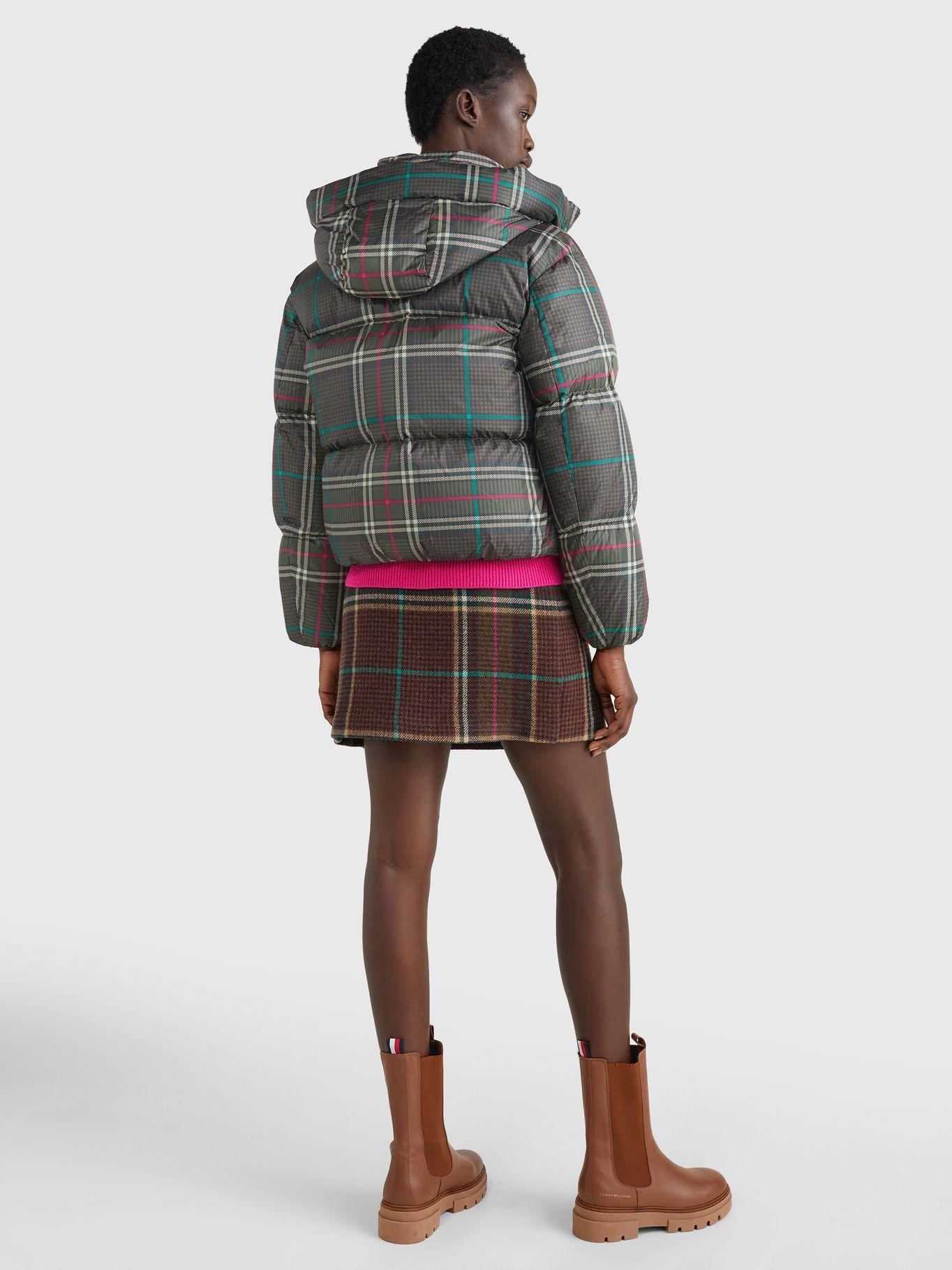 Chaqueta Acolchada Printed Check Verde Tommy Hilfiger-2