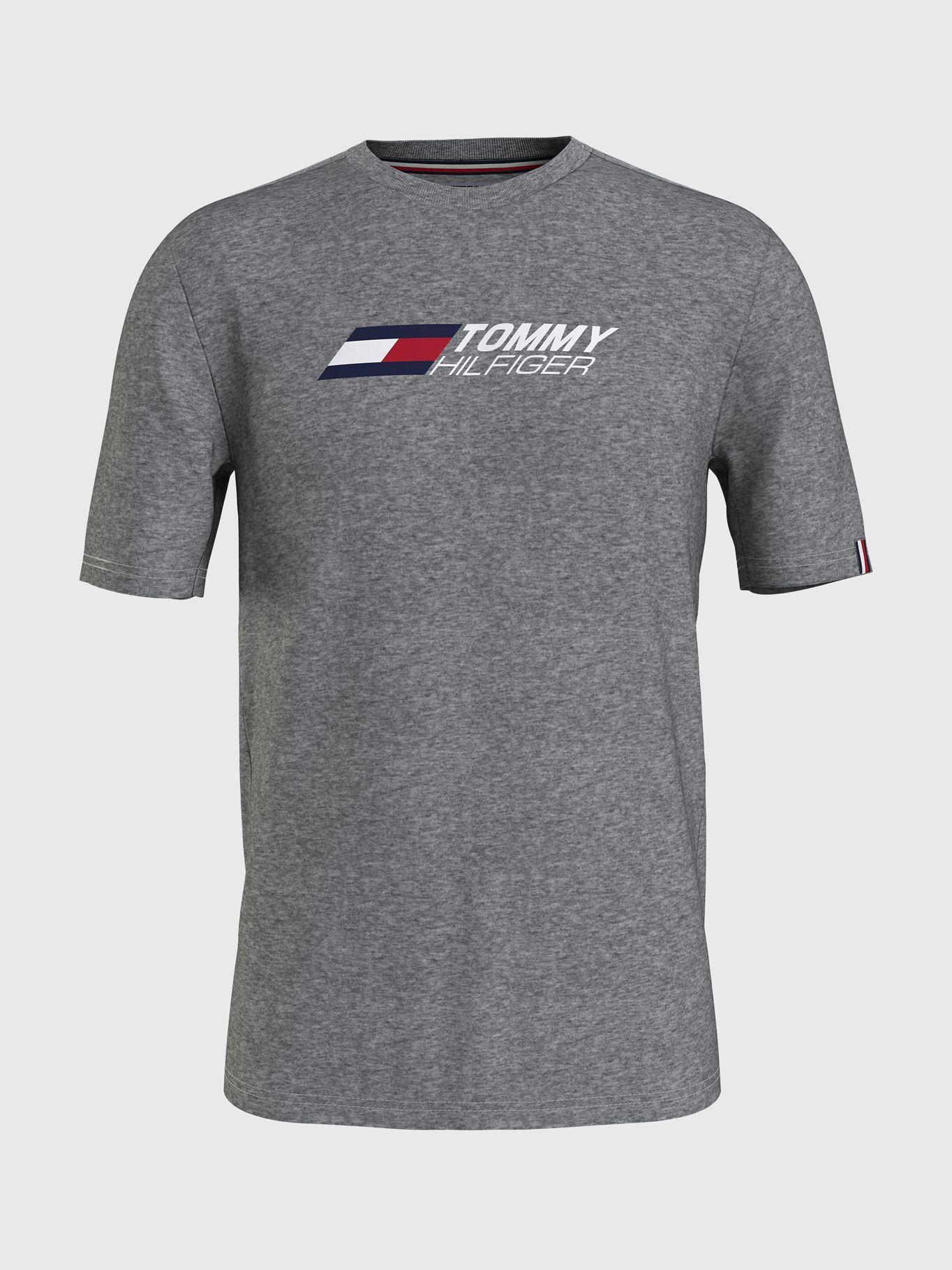 Polera Sport Essential Gris Tommy Hilfiger JN2-1