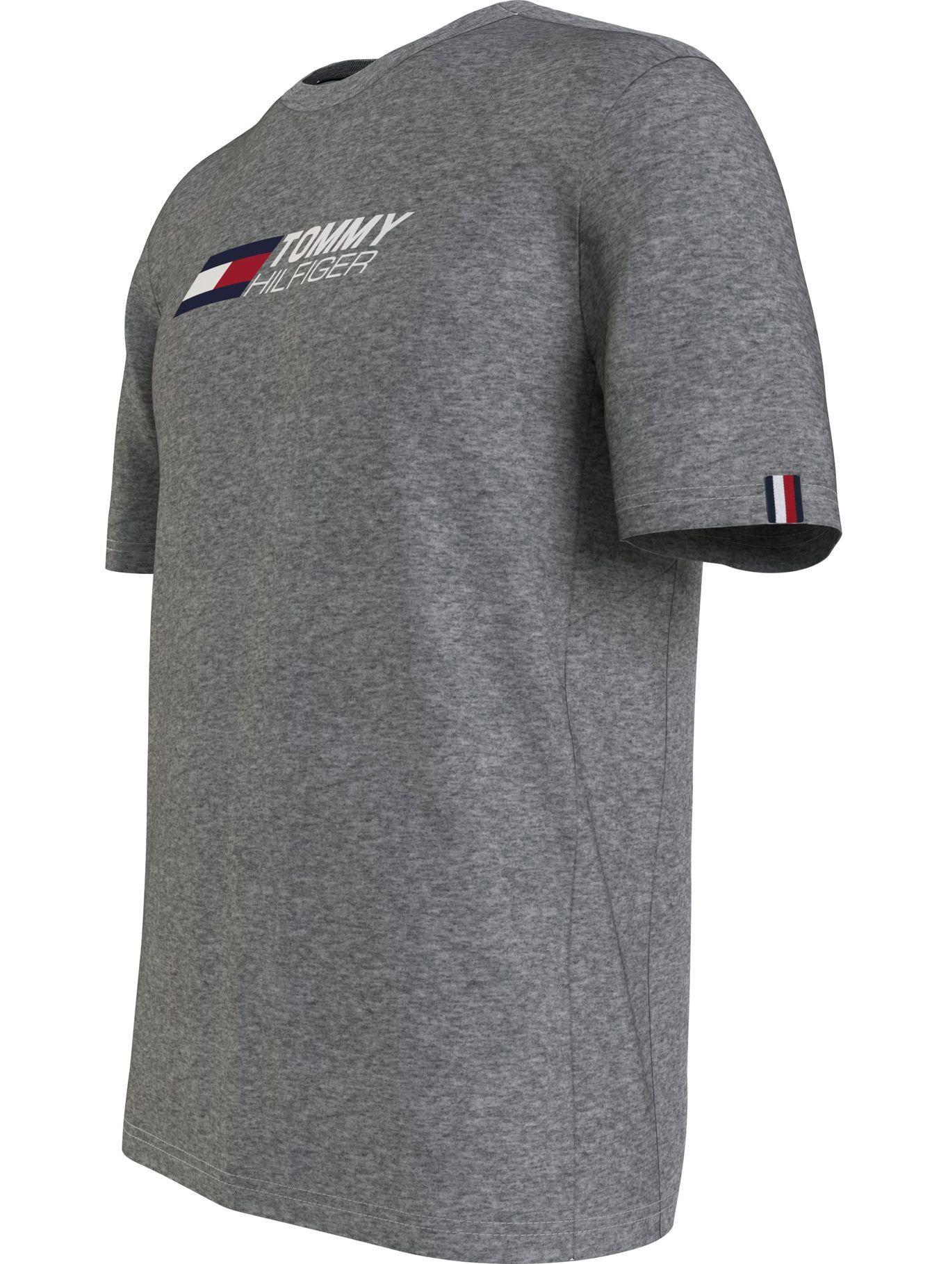 Polera Sport Essential Gris Tommy Hilfiger JN2-2