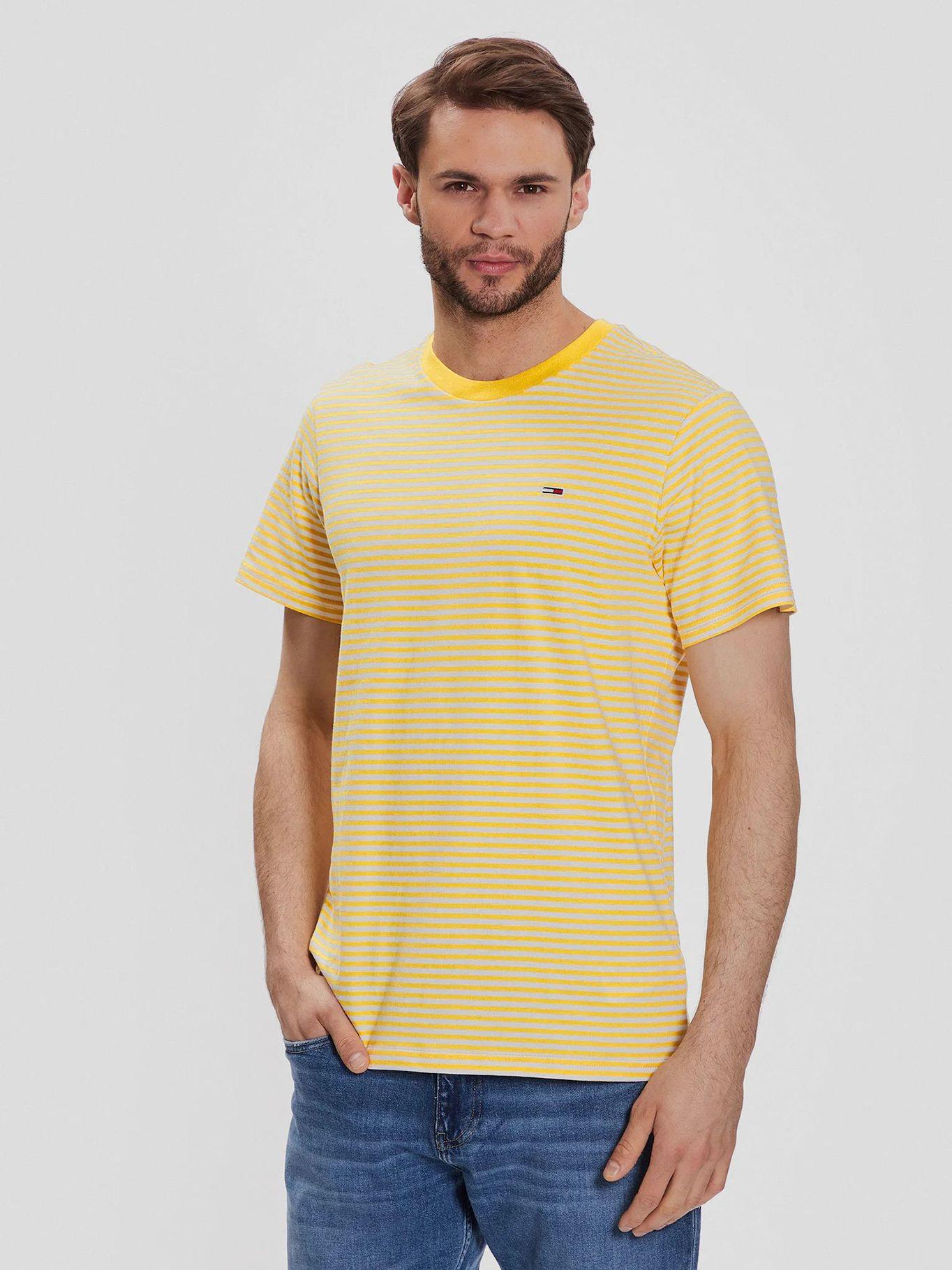 Polera Classic Stripe Amarillo Tommy Hilfiger-0