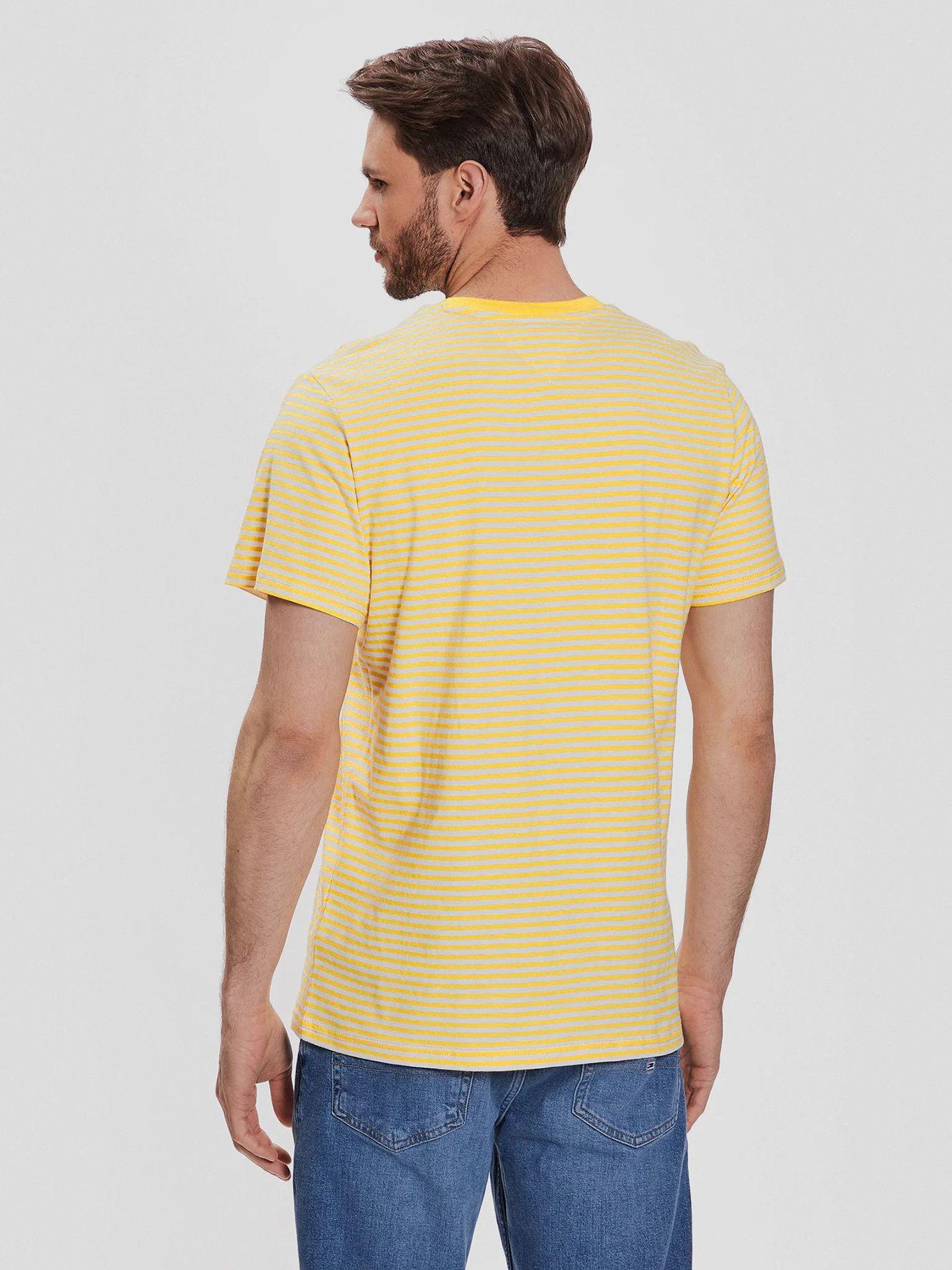 Polera Classic Stripe Amarillo Tommy Hilfiger-2
