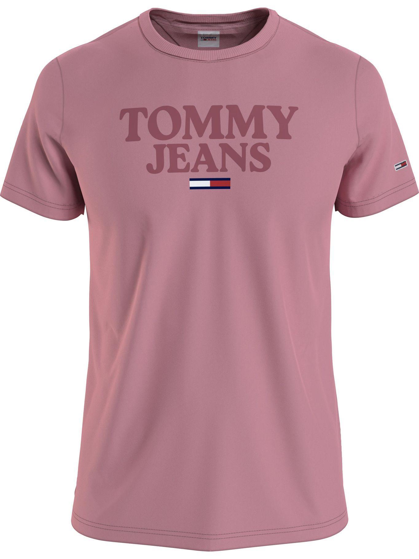 Polera Tonal Entry Graphic Logo Rosado Tommy Hilfiger-0