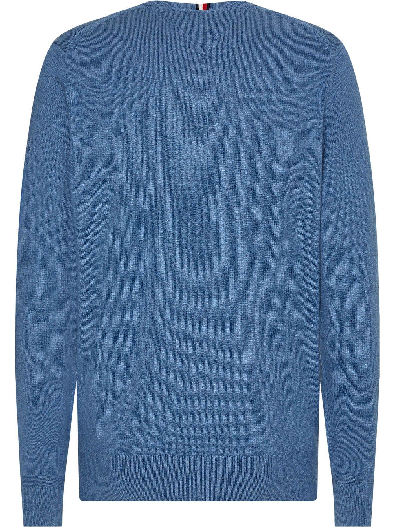 Sweater Pima Cashmere C-Neck Azul Tommy Hilfiger-1