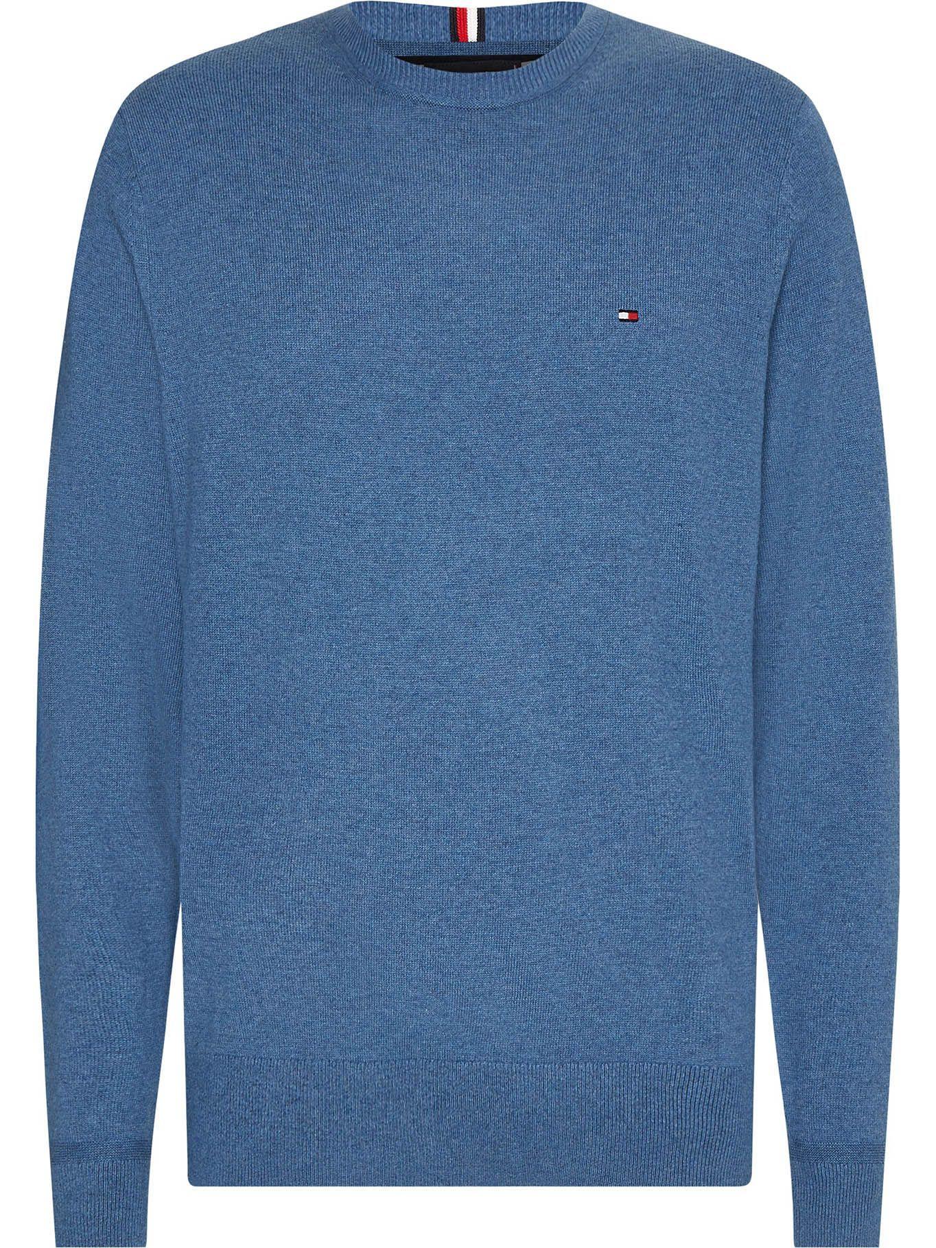 Sweater Pima Cashmere C-Neck Azul Tommy Hilfiger-0