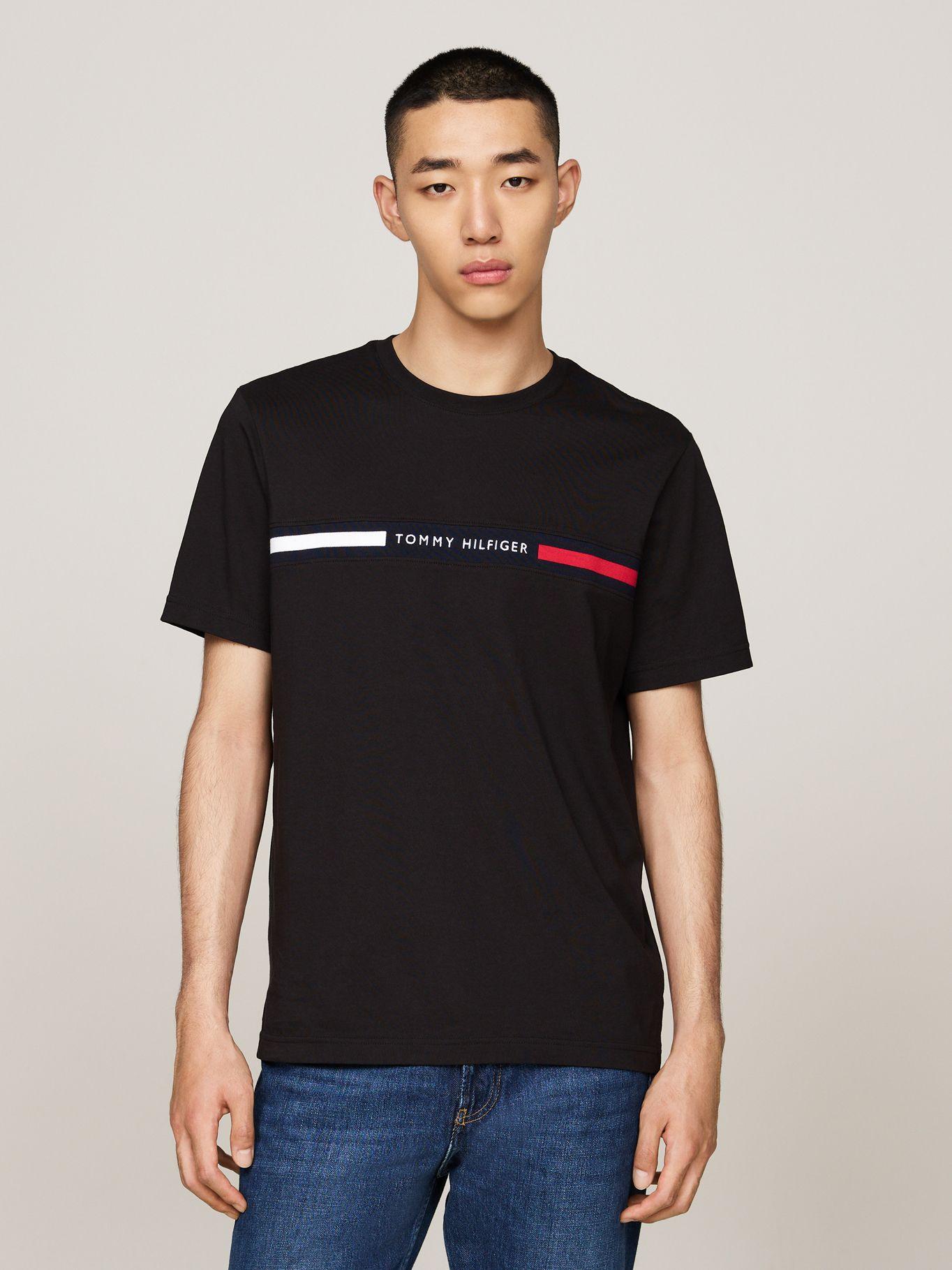 Polera Chest Insert Logo Negro Tommy Hilfiger-0