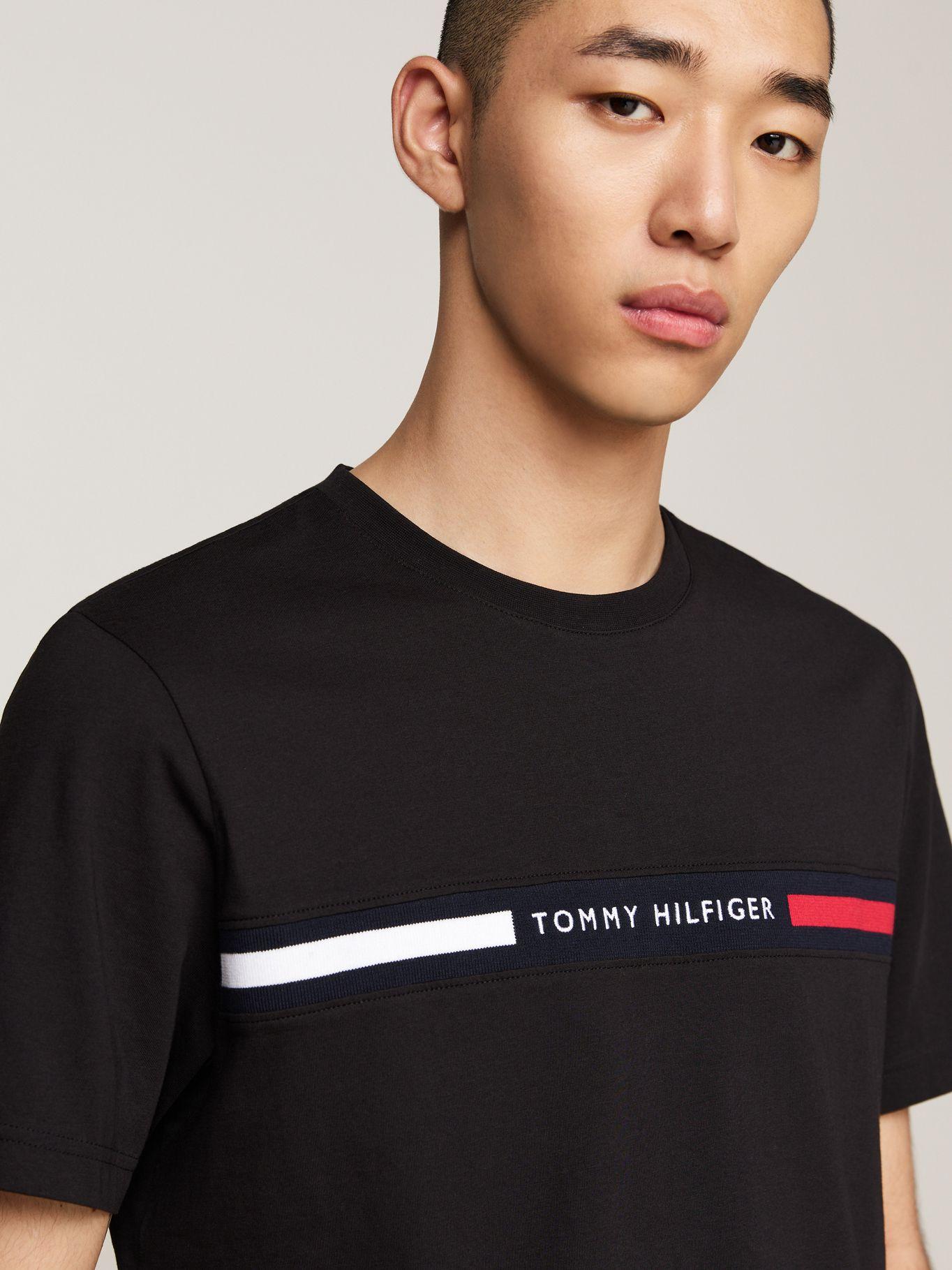 Polera Chest Insert Logo Negro Tommy Hilfiger-3
