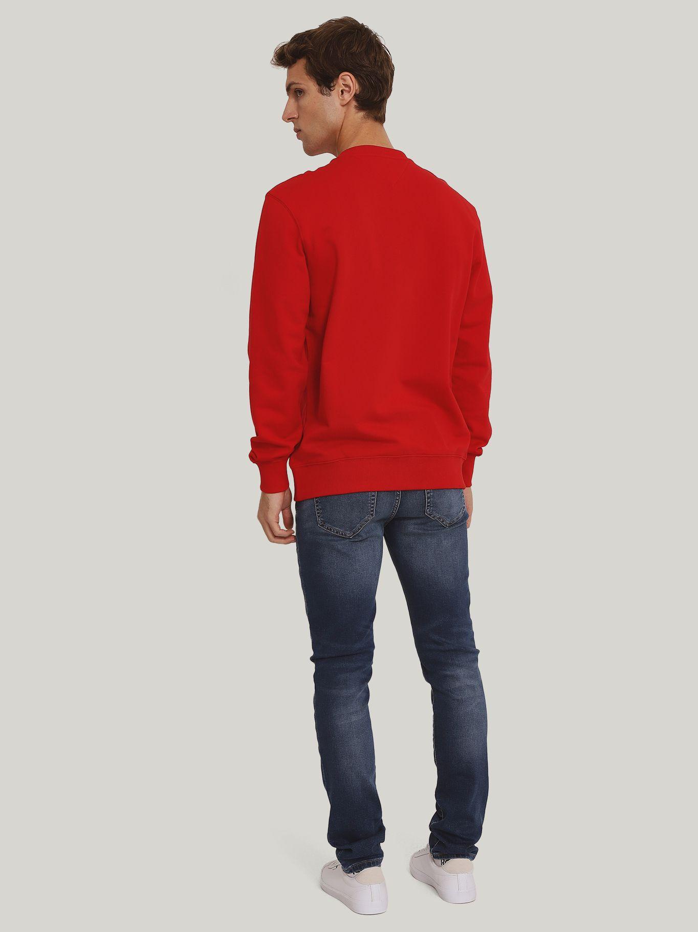 Polerón Solid Con Cuello Redondo Rojo Tommy Hilfiger-2