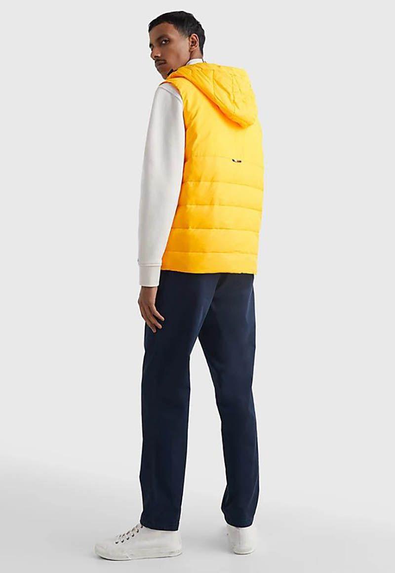 Parka Vest Hoodie Mix Amarillo Tommy Hilfiger-4
