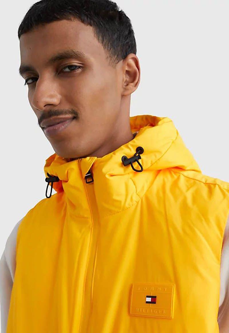 Parka Vest Hoodie Mix Amarillo Tommy Hilfiger-3
