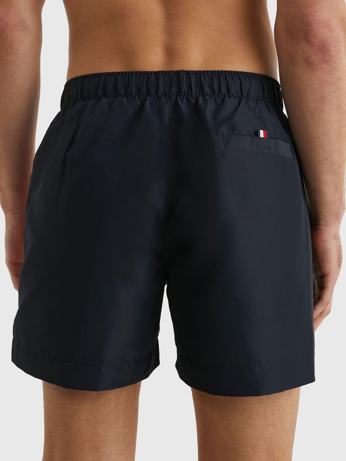 Traje De Baño Con Cinta Distintiva Azul Tommy Hilfiger-2