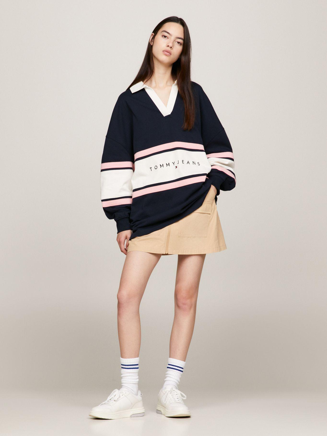 POLO DE RUGBY COLOR BLOCK AZUL TOMMY JEANS-1