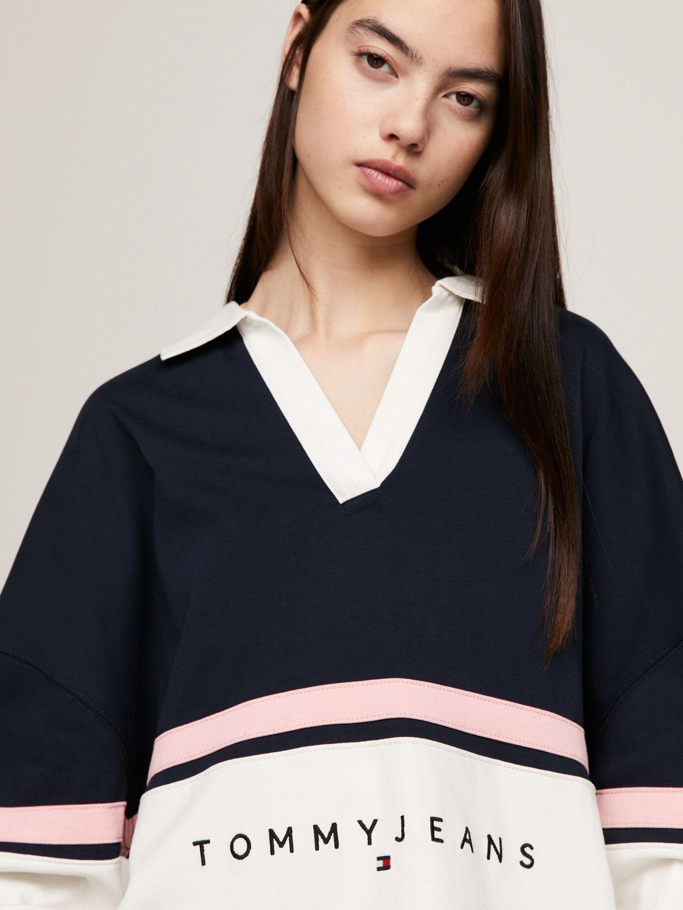 POLO DE RUGBY COLOR BLOCK AZUL TOMMY JEANS-3