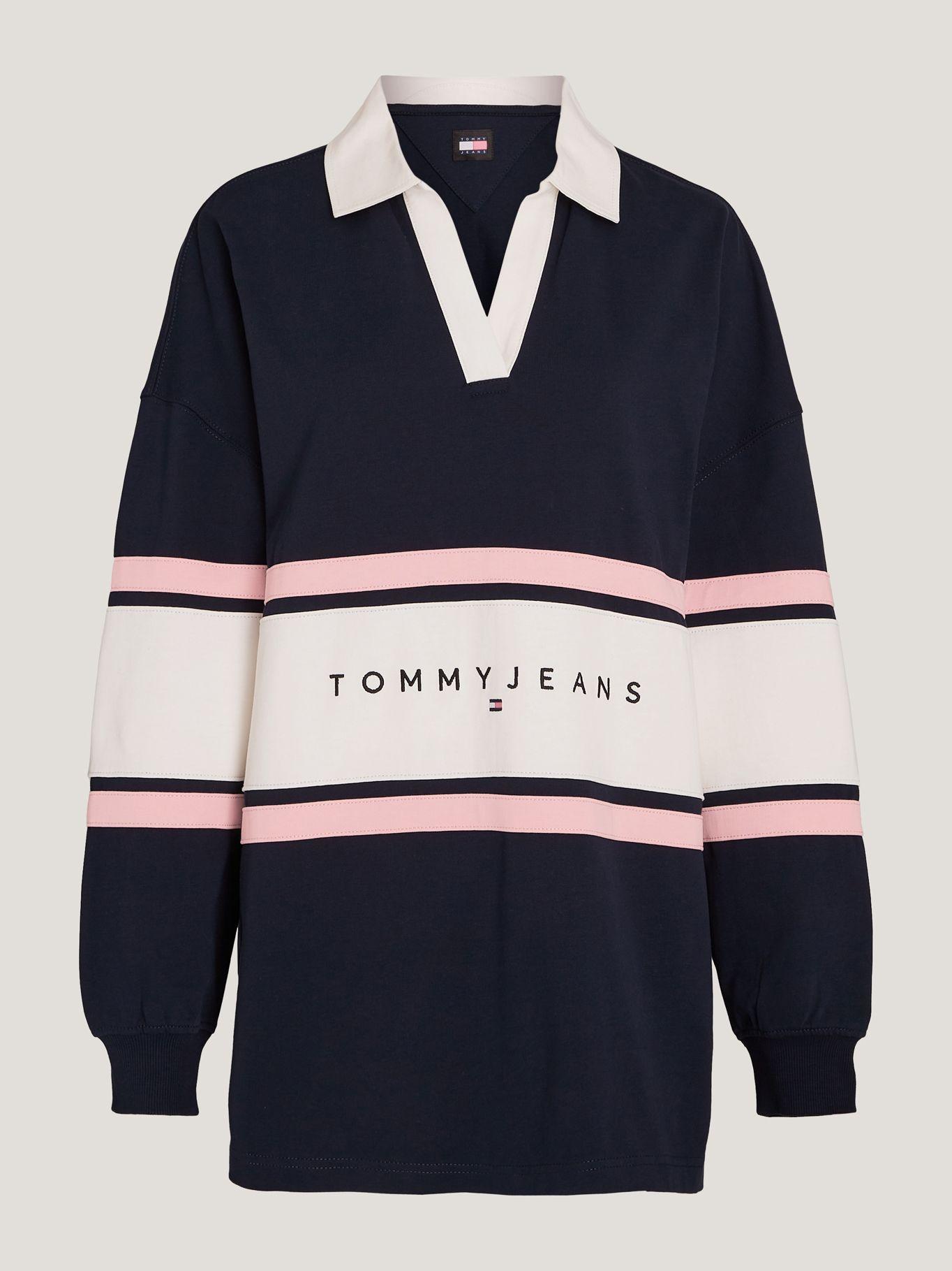 POLO DE RUGBY COLOR BLOCK AZUL TOMMY JEANS-4