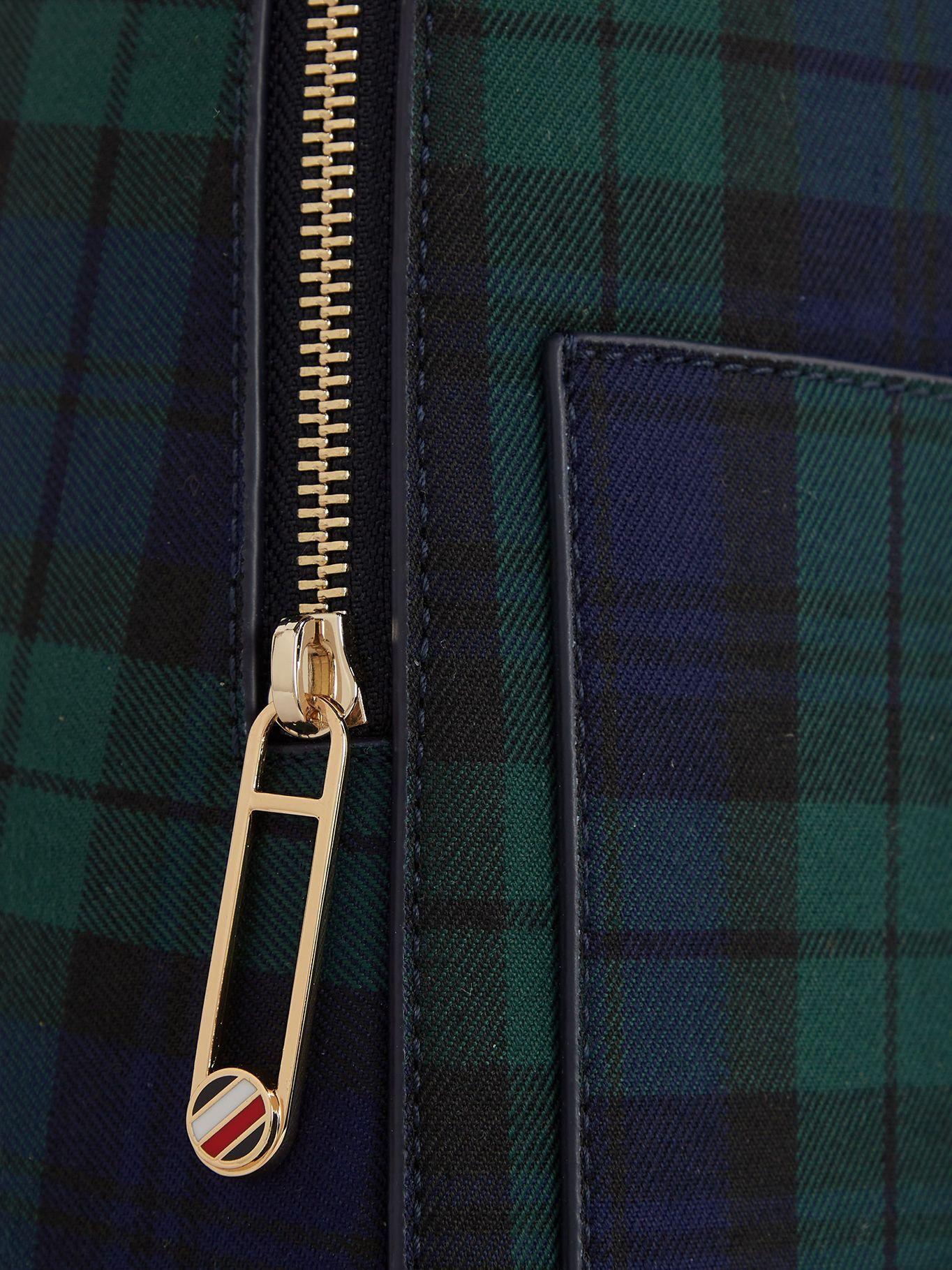 Mochila Emblem Check Azul Tommy Hilfiger-2