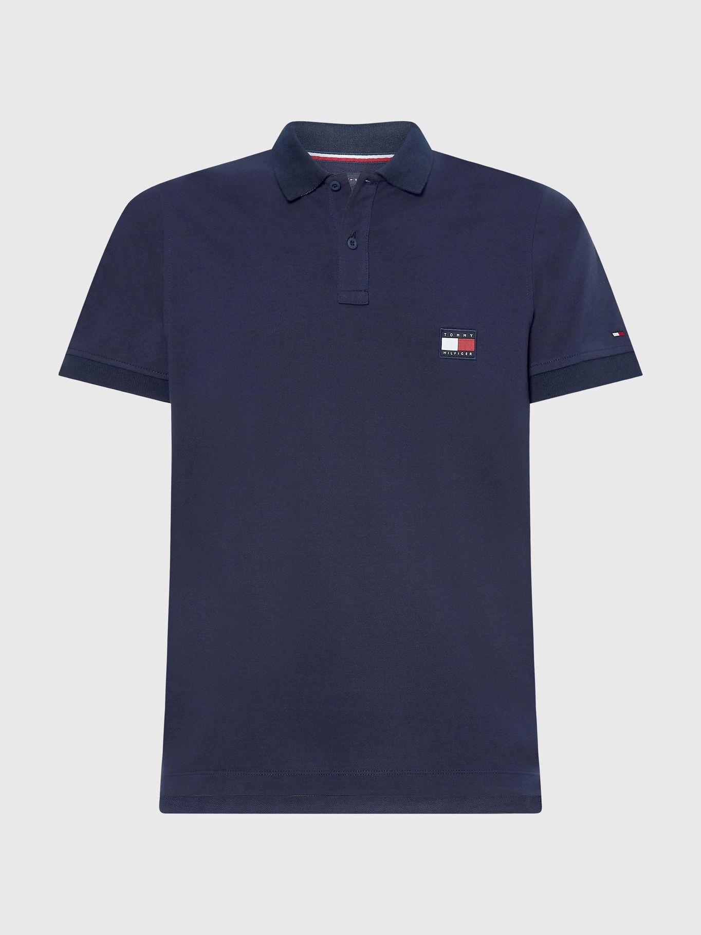 Polo Diseño Stripe El Cuello Slim Fit Azul Tommy Hilfiger-4