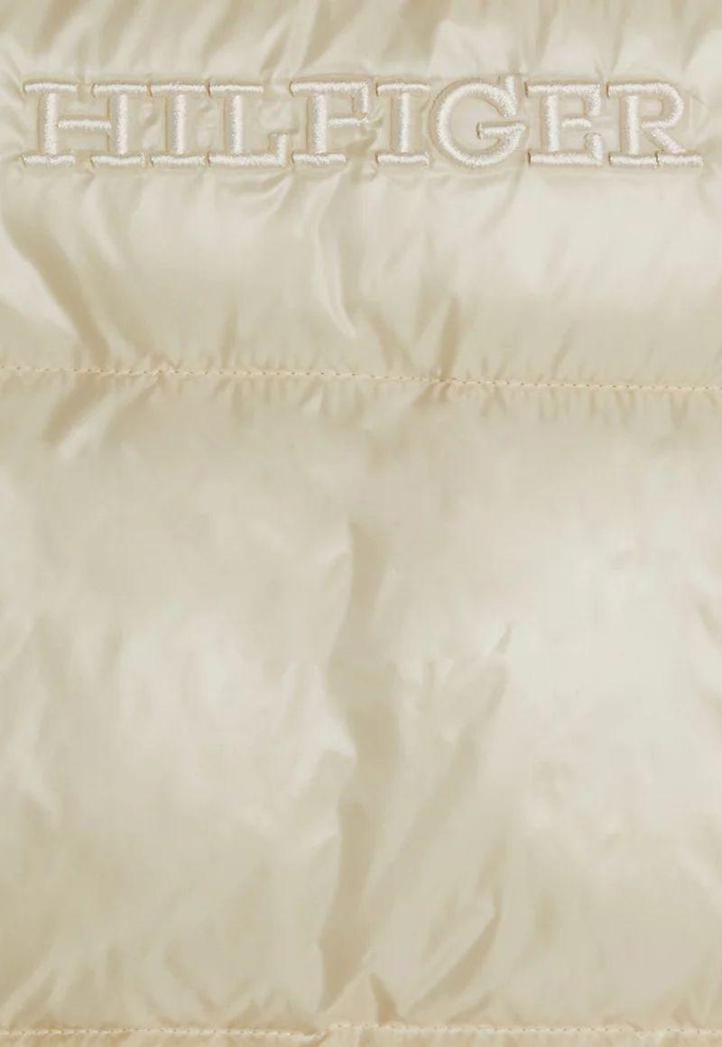 Parka Vest Acolchada Con Logo Beige Tommy Hilfiger-4