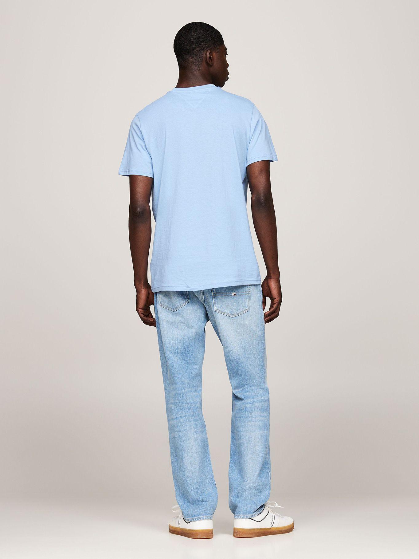 Polera Essential Con Logo Celeste Tommy Jeans-2