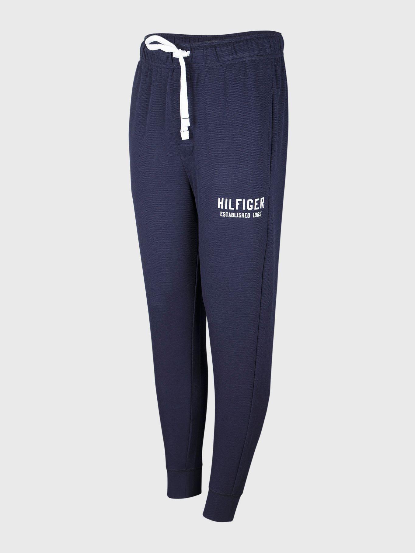 Jogger Pijama Logo Azul Tommy Hilfiger M2-1