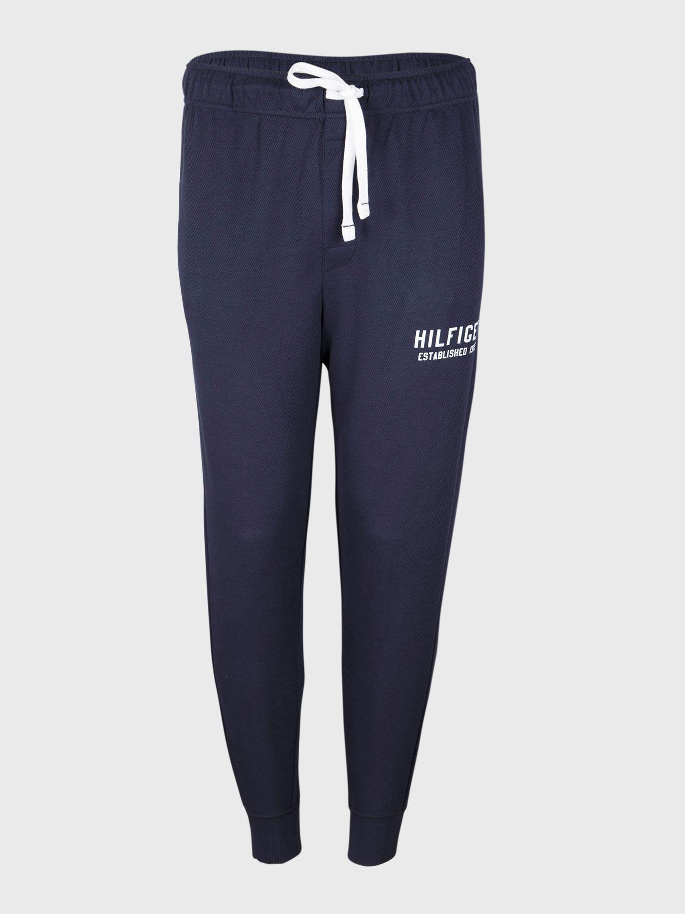 Jogger Pijama Logo Azul Tommy Hilfiger M2-0