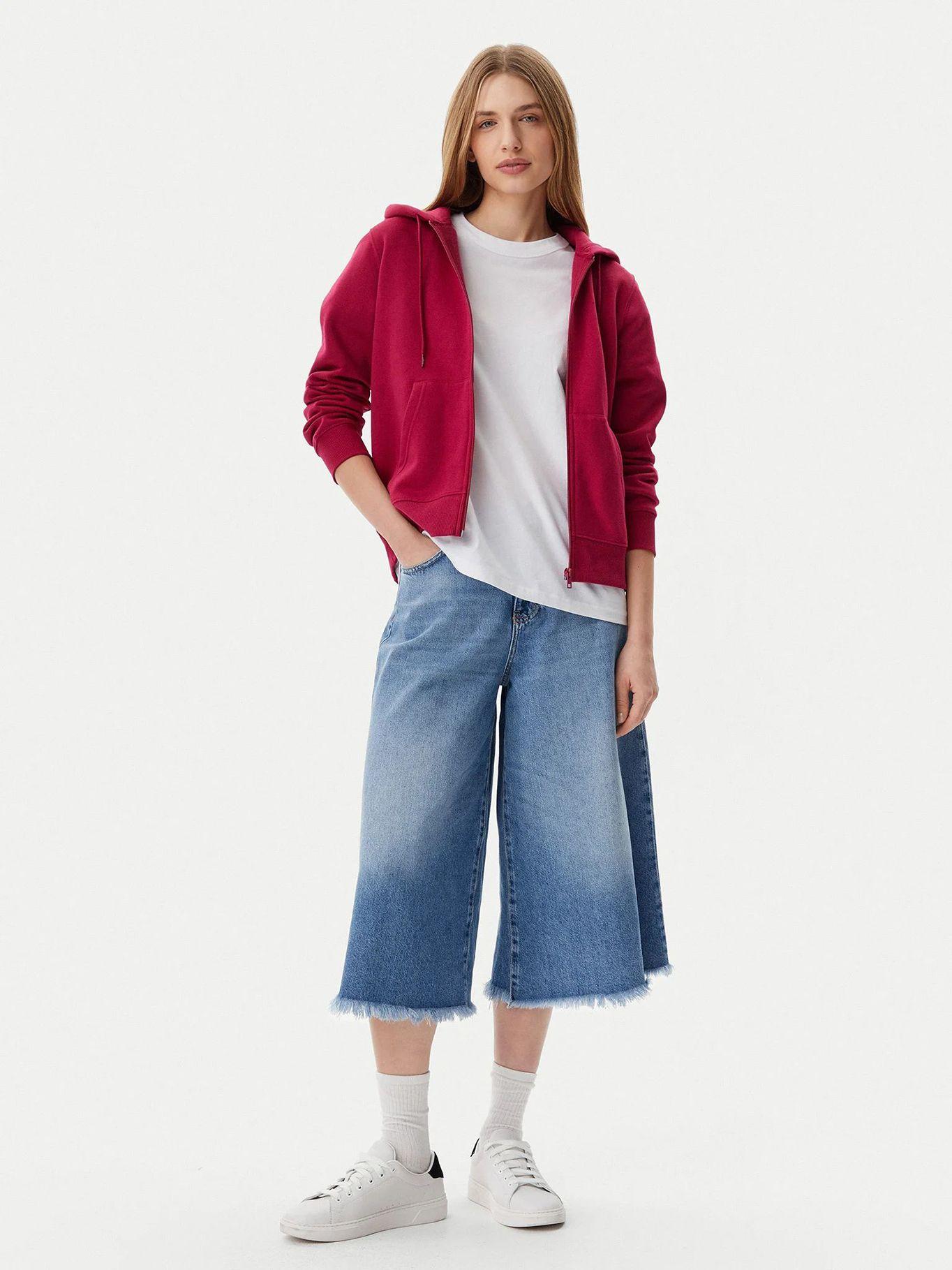 Polerón Hoodie Regular Fit Con Logo Rojo Tommy Jeans-1