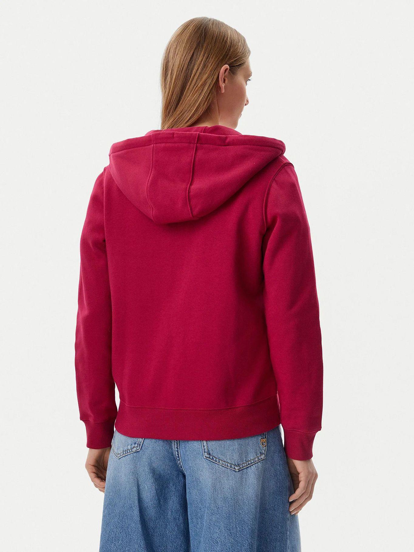 Polerón Hoodie Regular Fit Con Logo Rojo Tommy Jeans-2