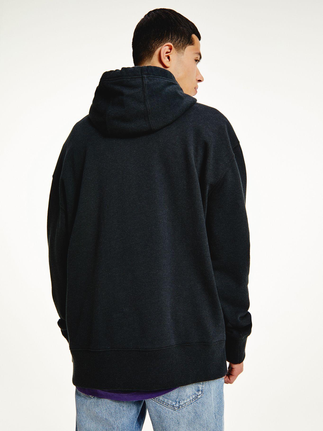 Polerón College Tie Dye Negro Tommy Jeans F2-1