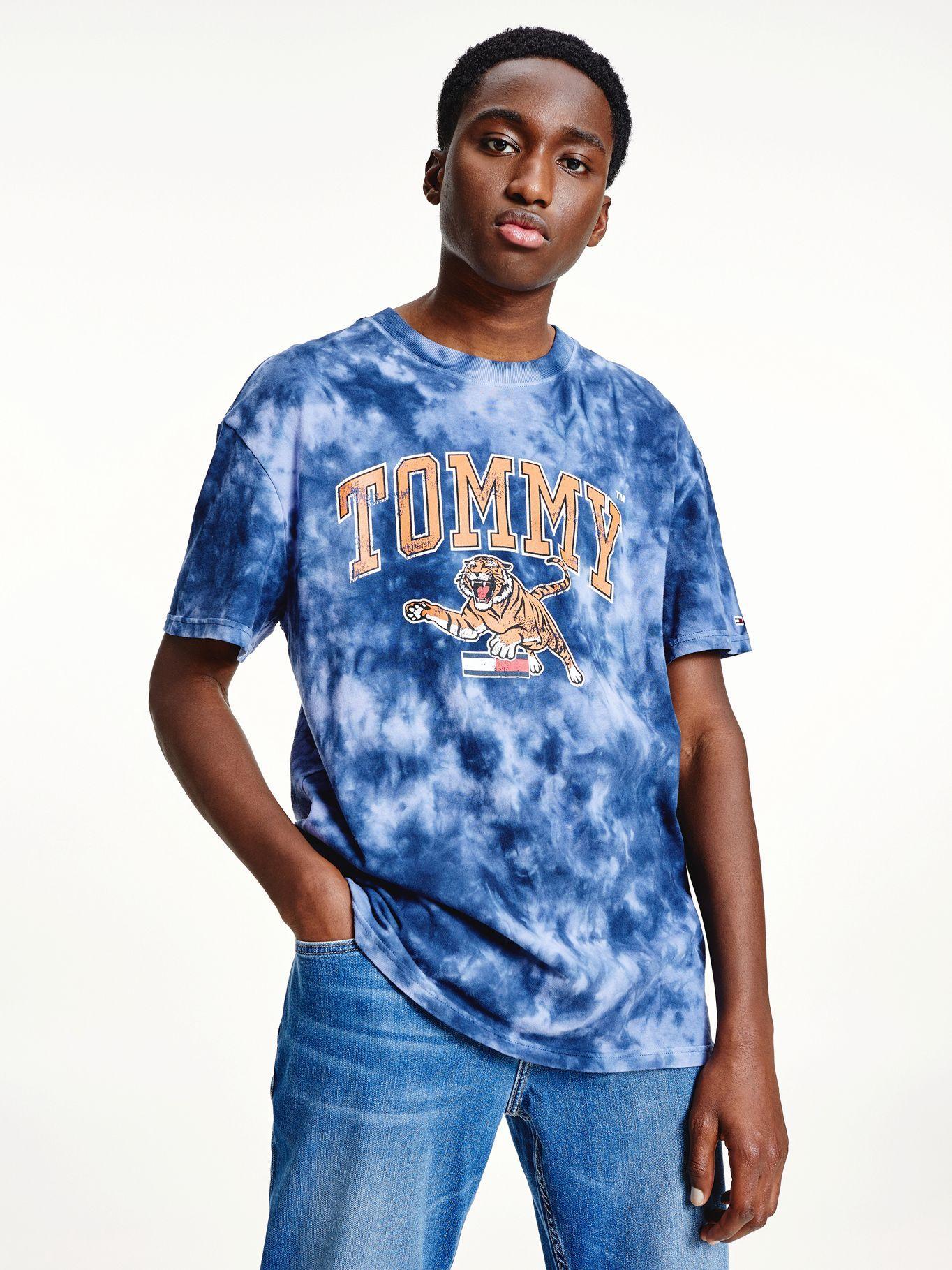 Polera Vintage Tie Dye Azul Tommy Jeans M2-0