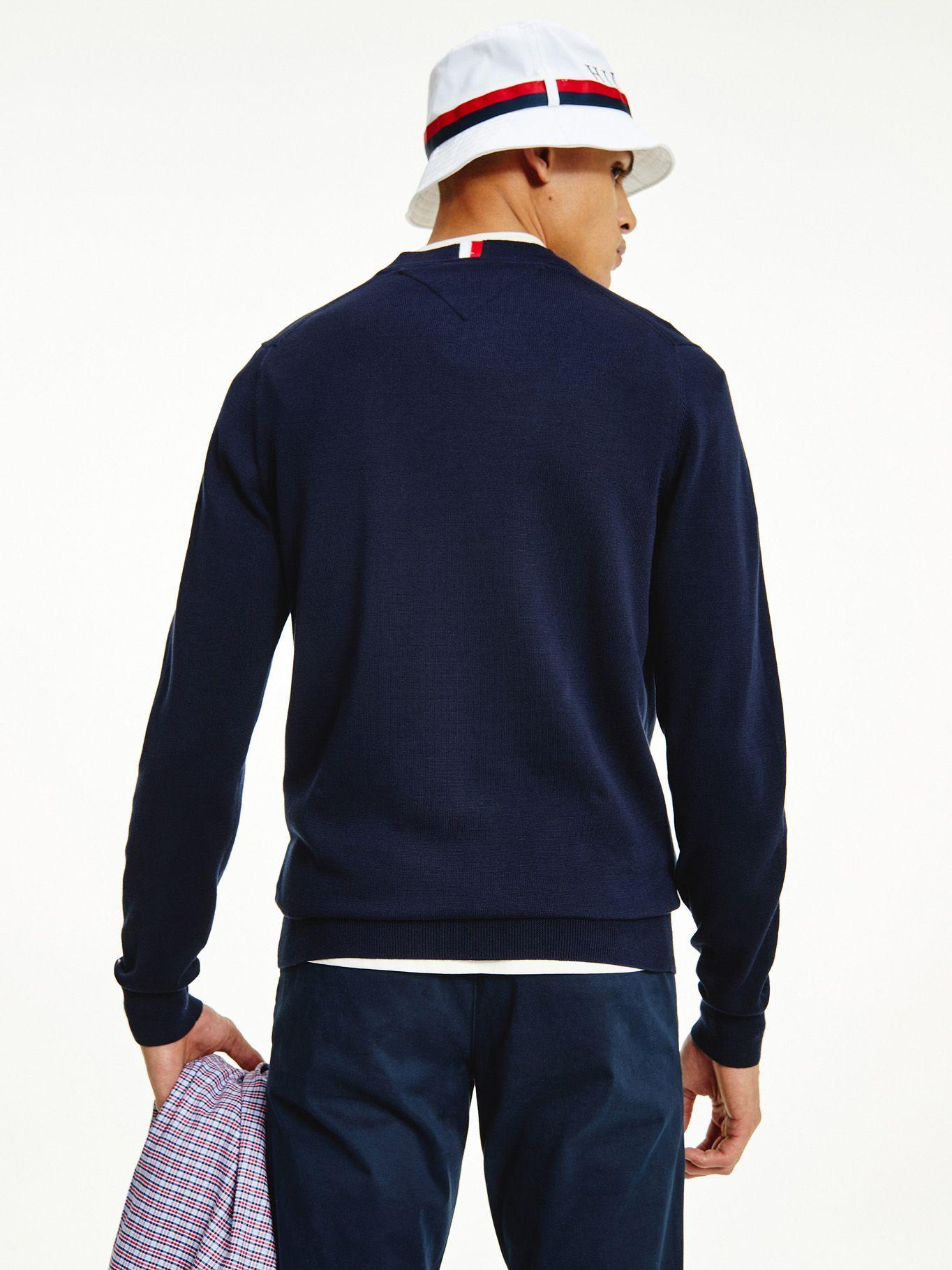 Sweater Graphic C-Neck Azul Tommy Hilfiger A2-1