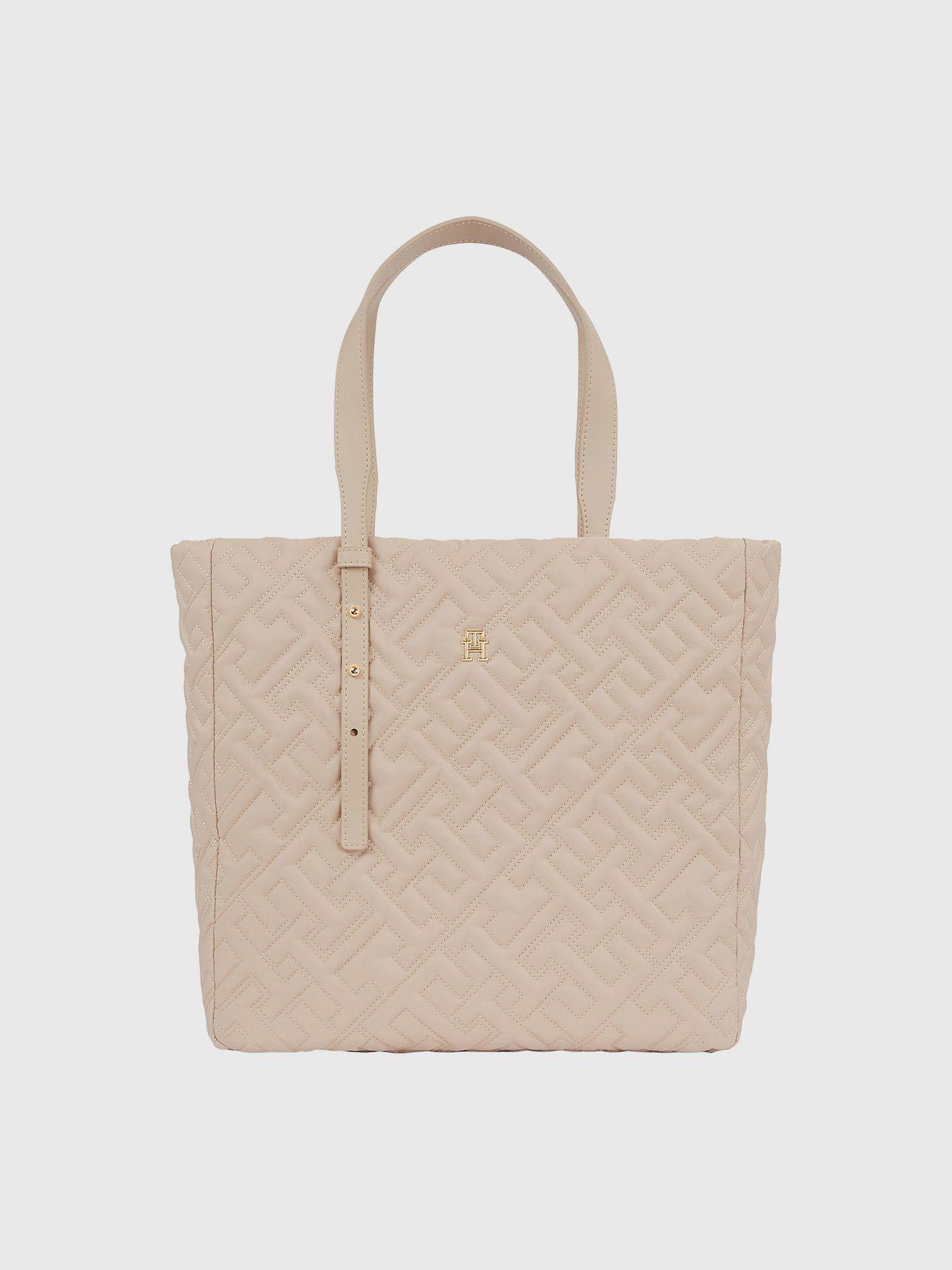 Tote Soft Acolchado Beige Tommy Hilfiger-0