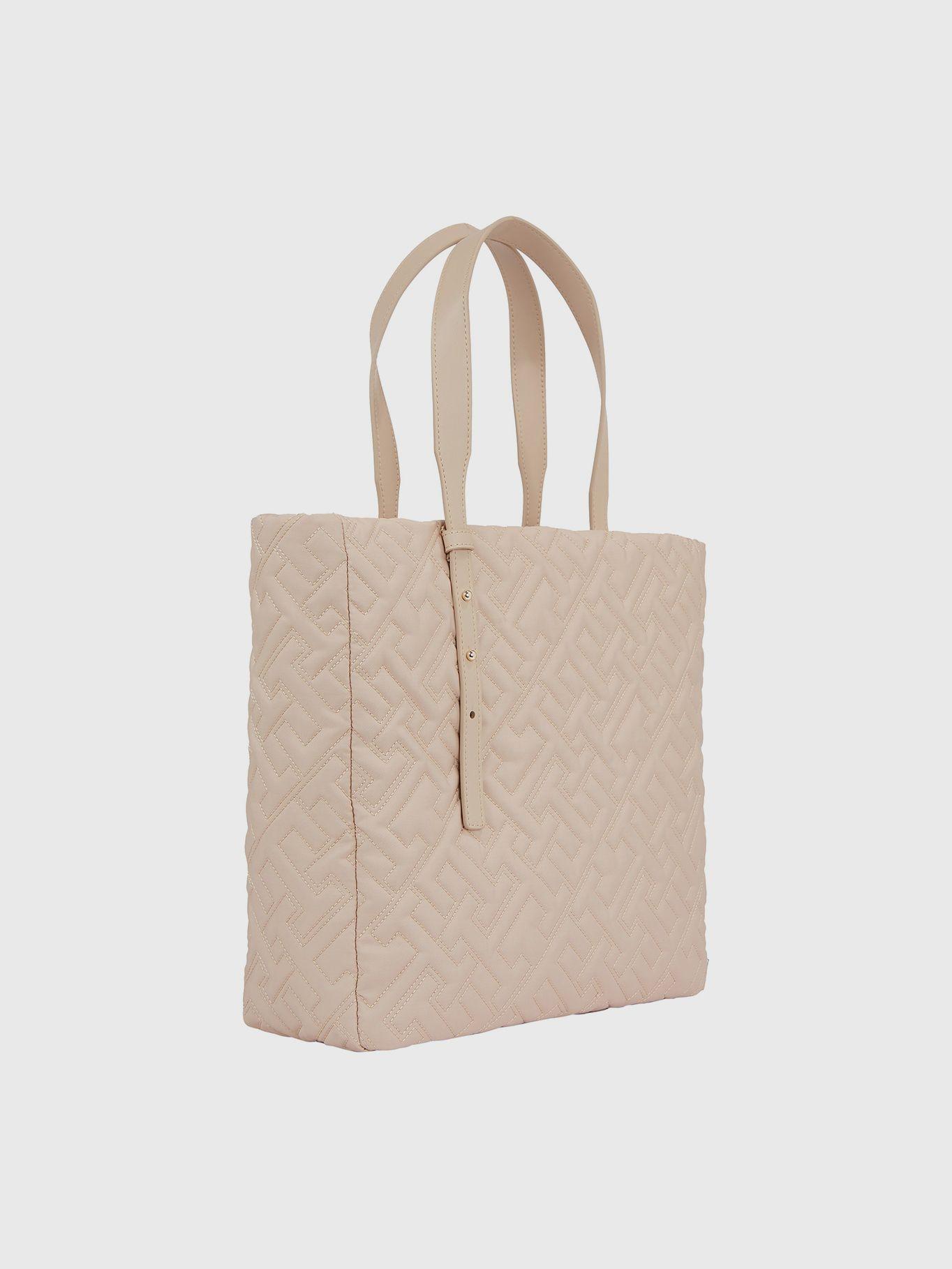 Tote Soft Acolchado Beige Tommy Hilfiger-2