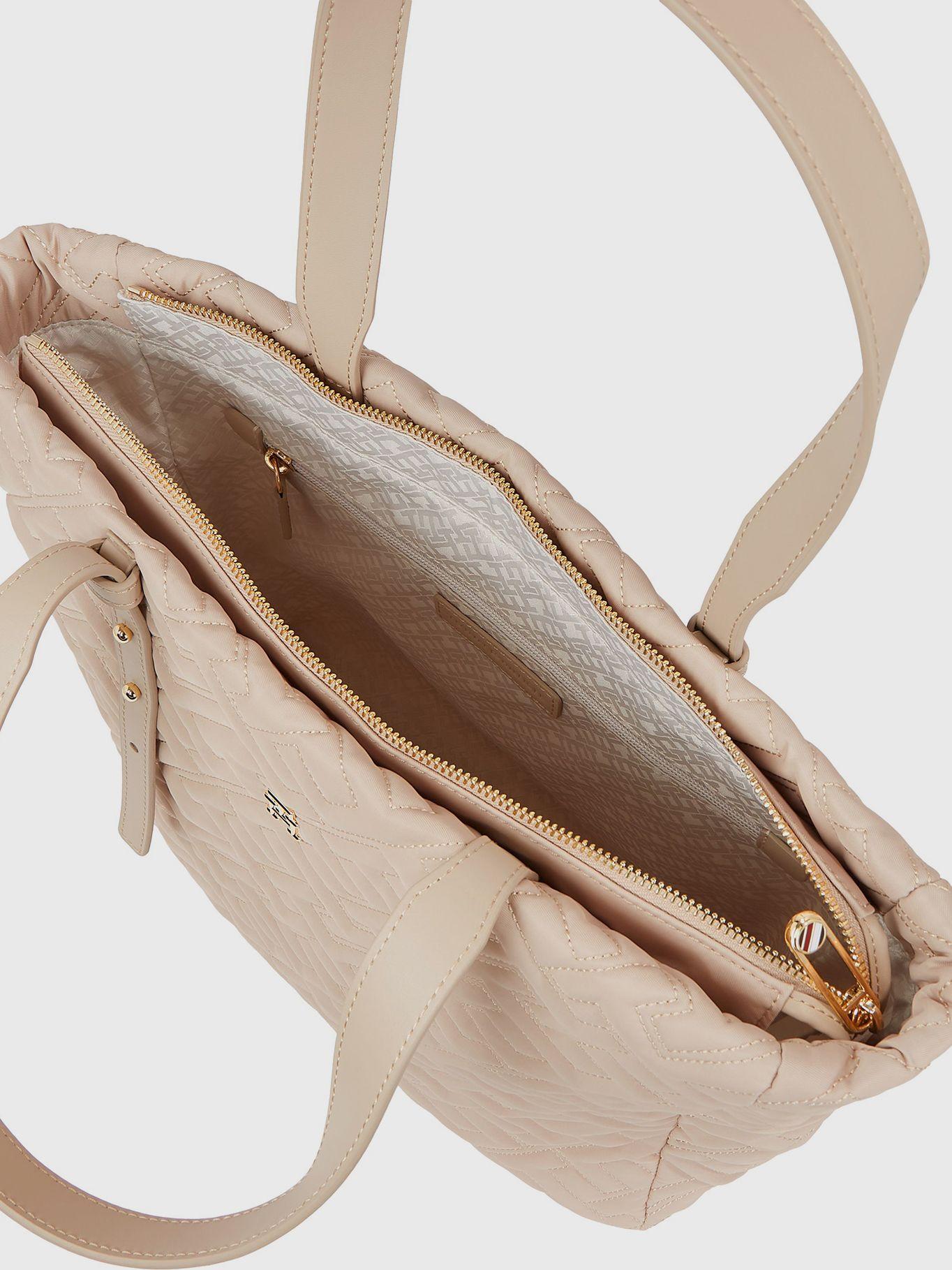 Tote Soft Acolchado Beige Tommy Hilfiger-3