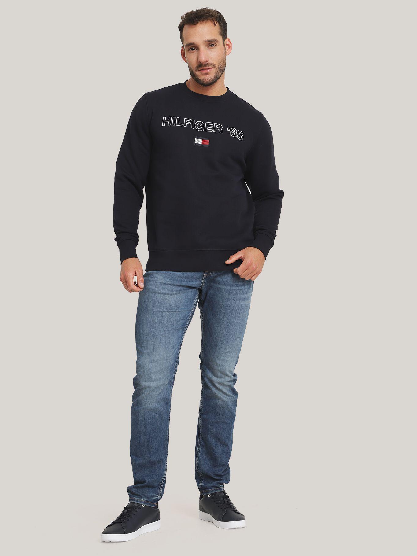 Polerón Logo 1985 Azul Tommy Hilfiger-1