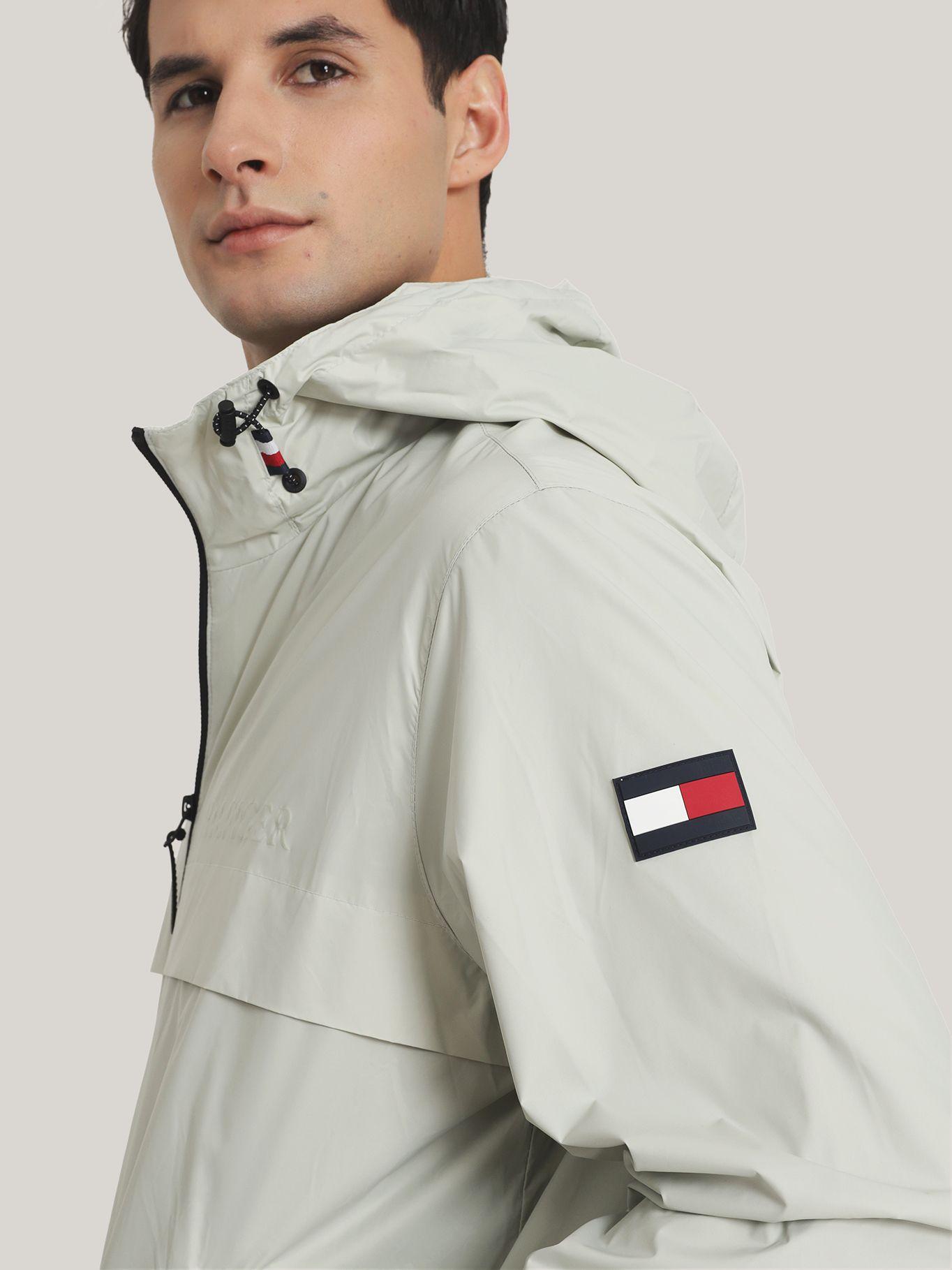 Cortaviento Active Con Gorro Blanco Tommy Hilfiger-4