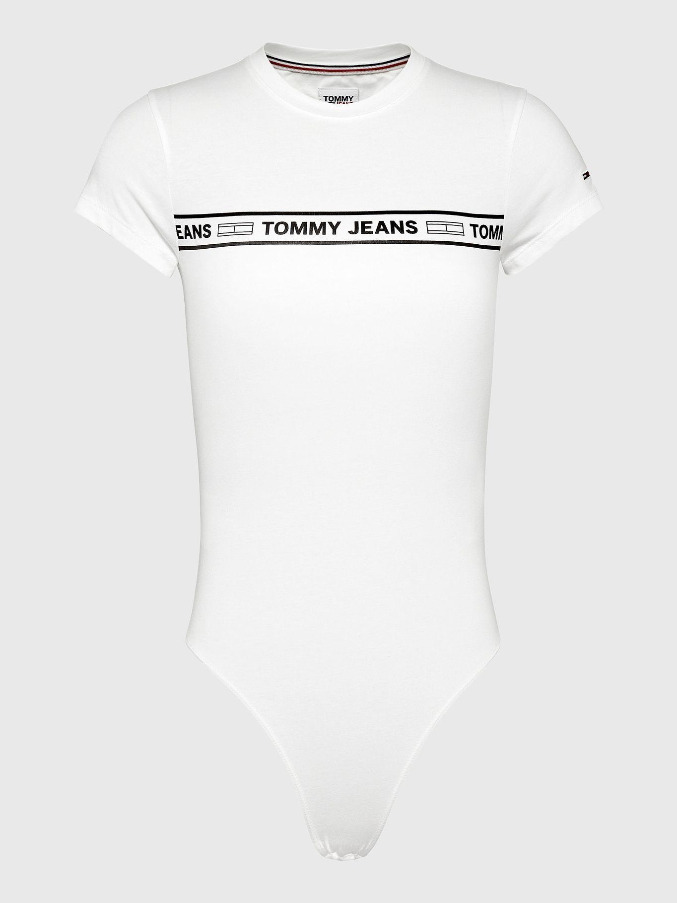 Body Cut-Out Logo Blanco Tommy Jeans JN2-4