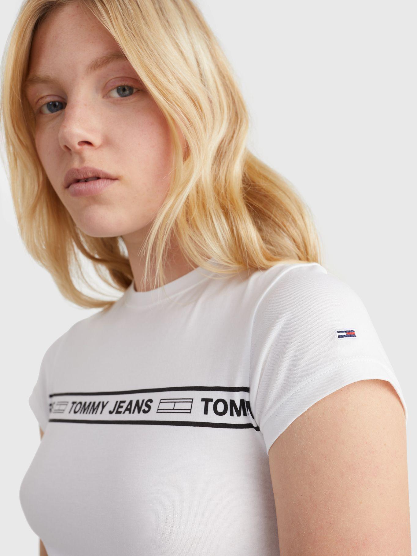 Body Cut-Out Logo Blanco Tommy Jeans JN2-2