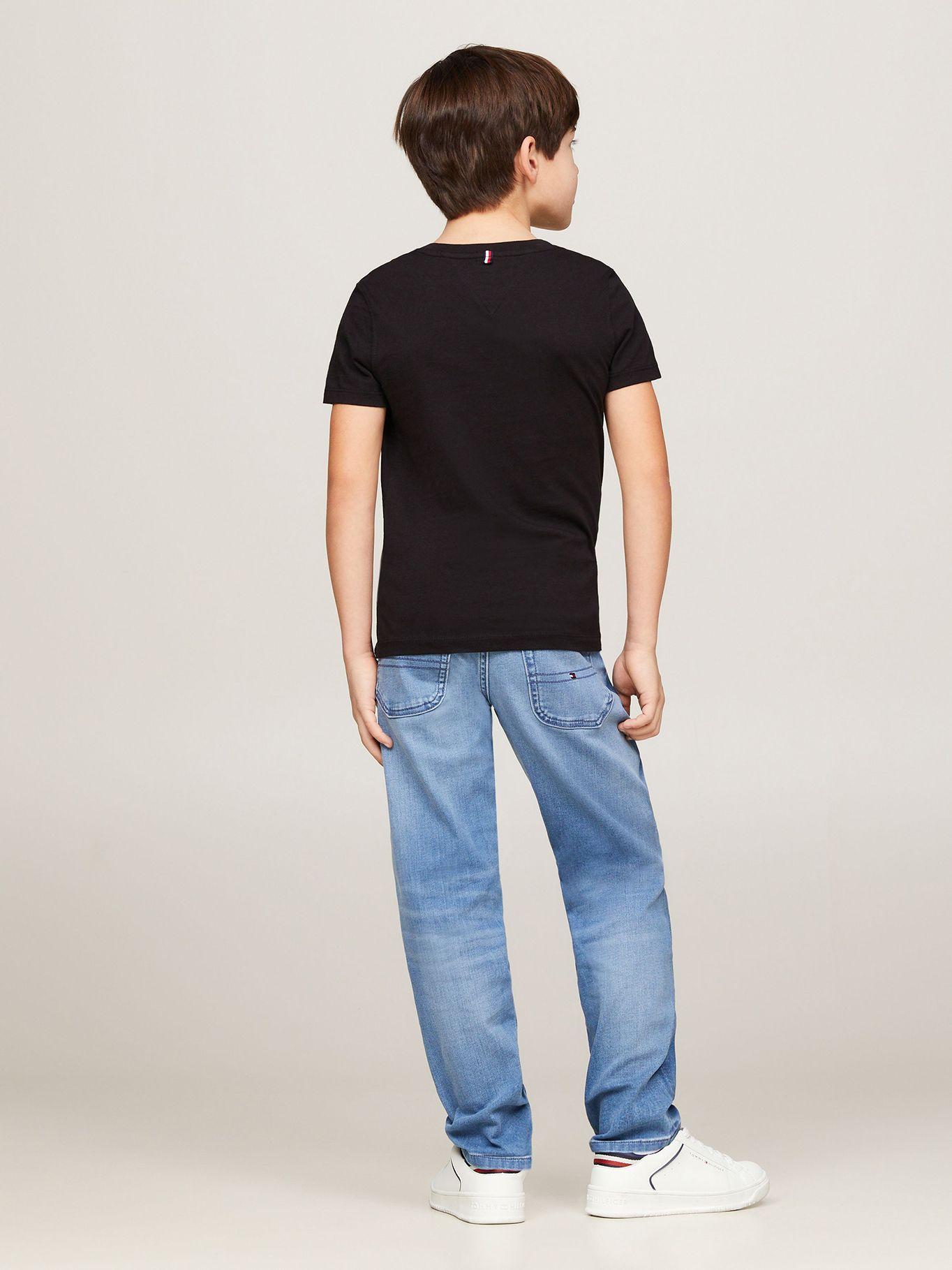 Polera De Niño Essential C-Neck Azul Tommy Hilfiger-2