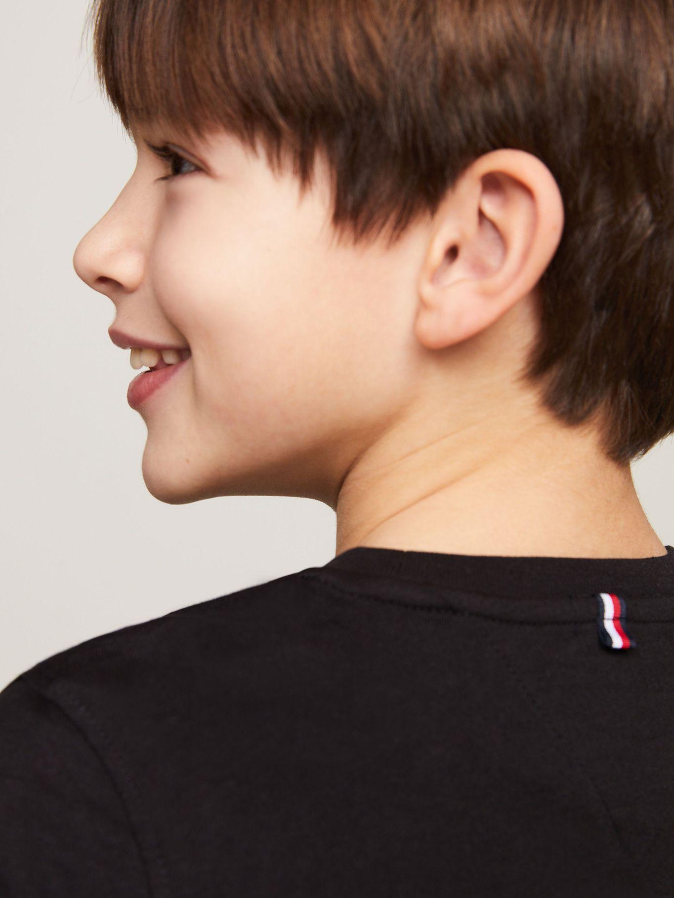 Polera De Niño Essential C-Neck Azul Tommy Hilfiger-3