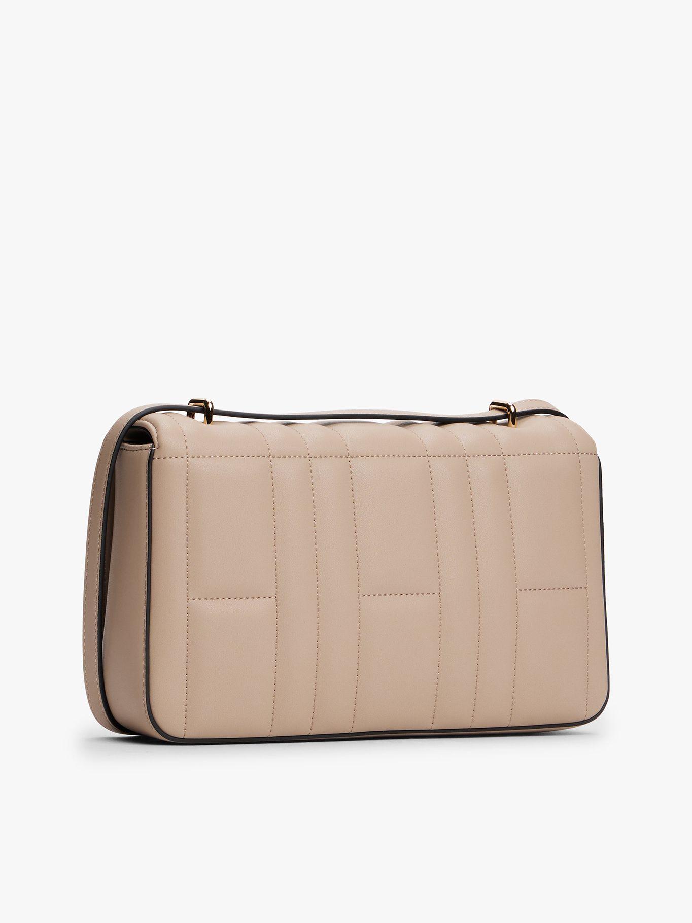 Crossover Quilted Con Monograma Th Beige Tommy Hilfiger-2