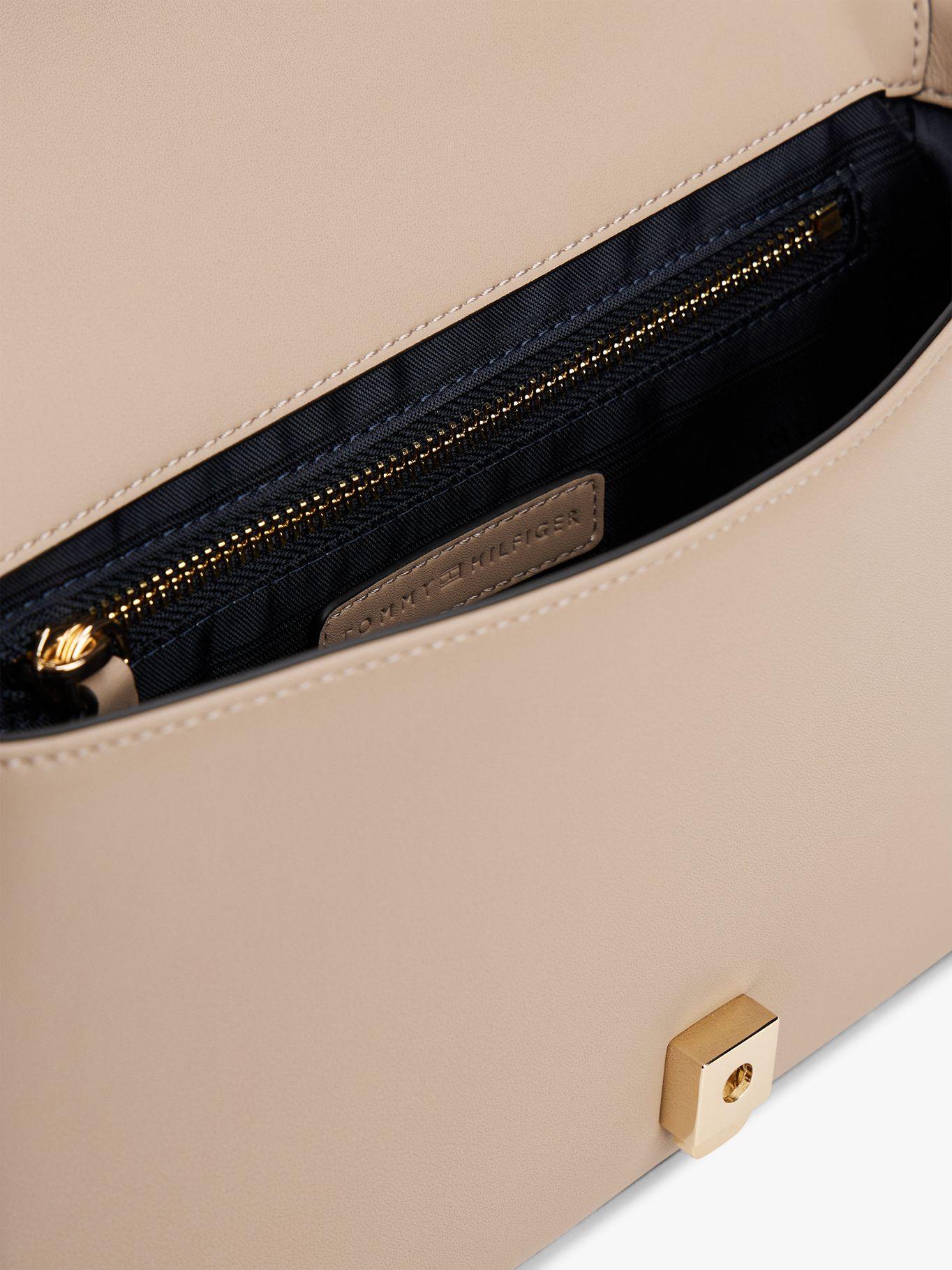 Crossover Quilted Con Monograma Th Beige Tommy Hilfiger-3