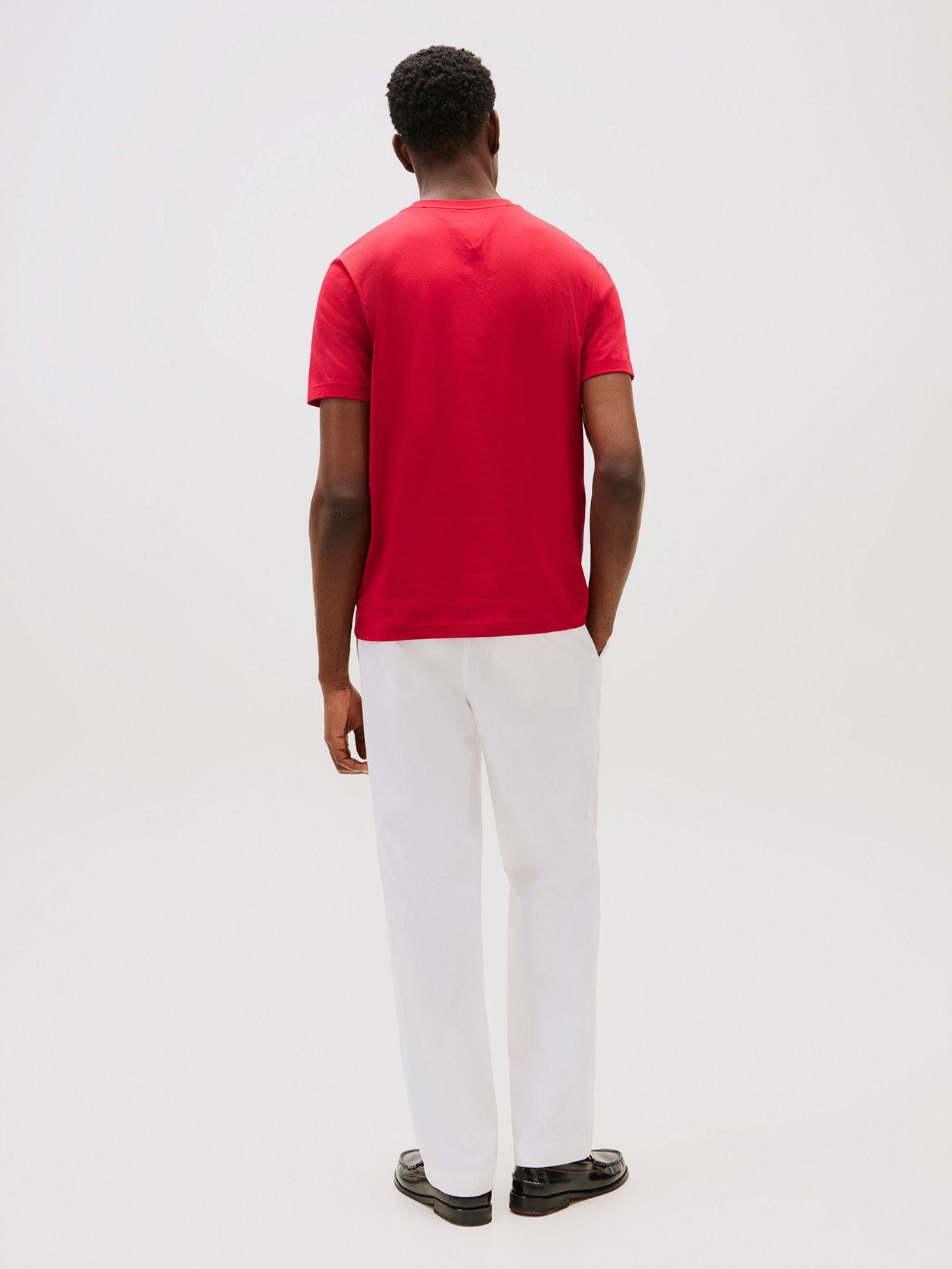 Polera Stack Con Logo Regular Fit Rojo Tommy Hilfiger-2