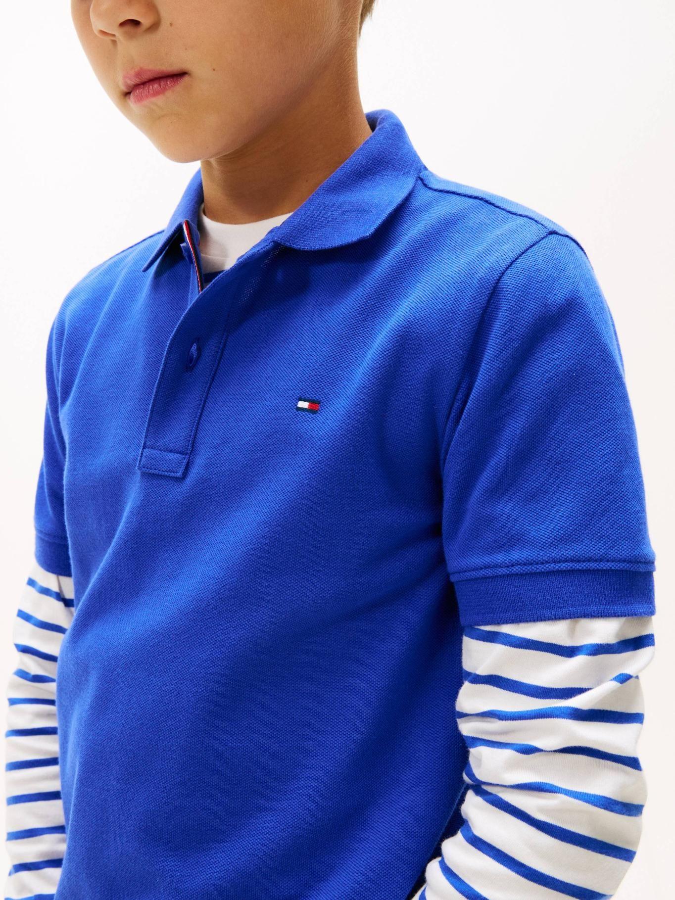 Polo De Niño Logo Flag Essential-3