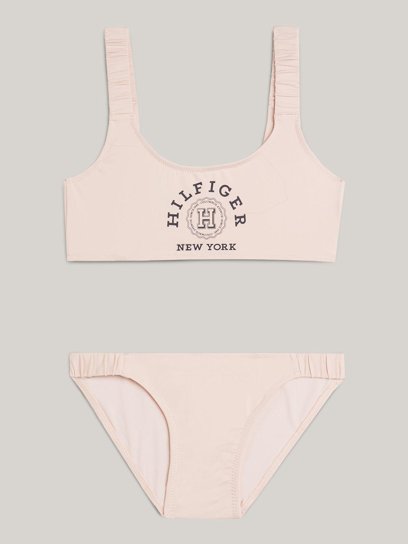 Bikini Con Logo Monotype Rosado Tommy Hilfiger-0