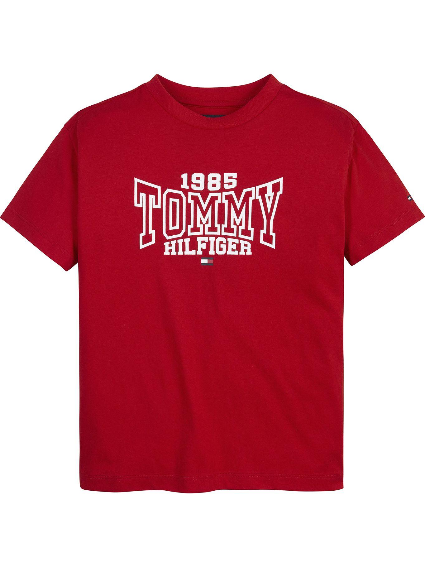 Polera Logo 1985 Rojo Tommy Hilfiger-0