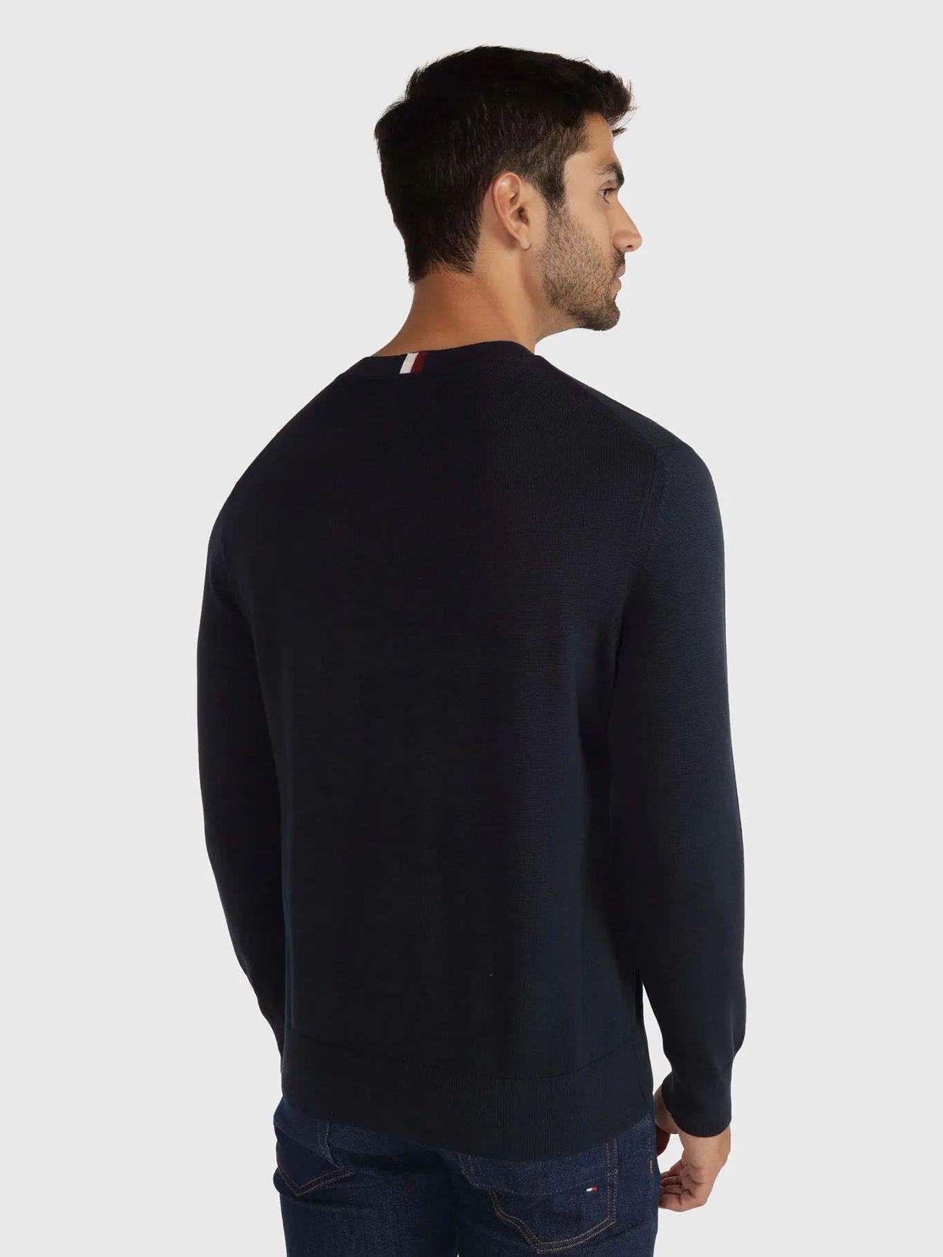 Sweater Structure Stripe Azul Tommy Hilfiger-2