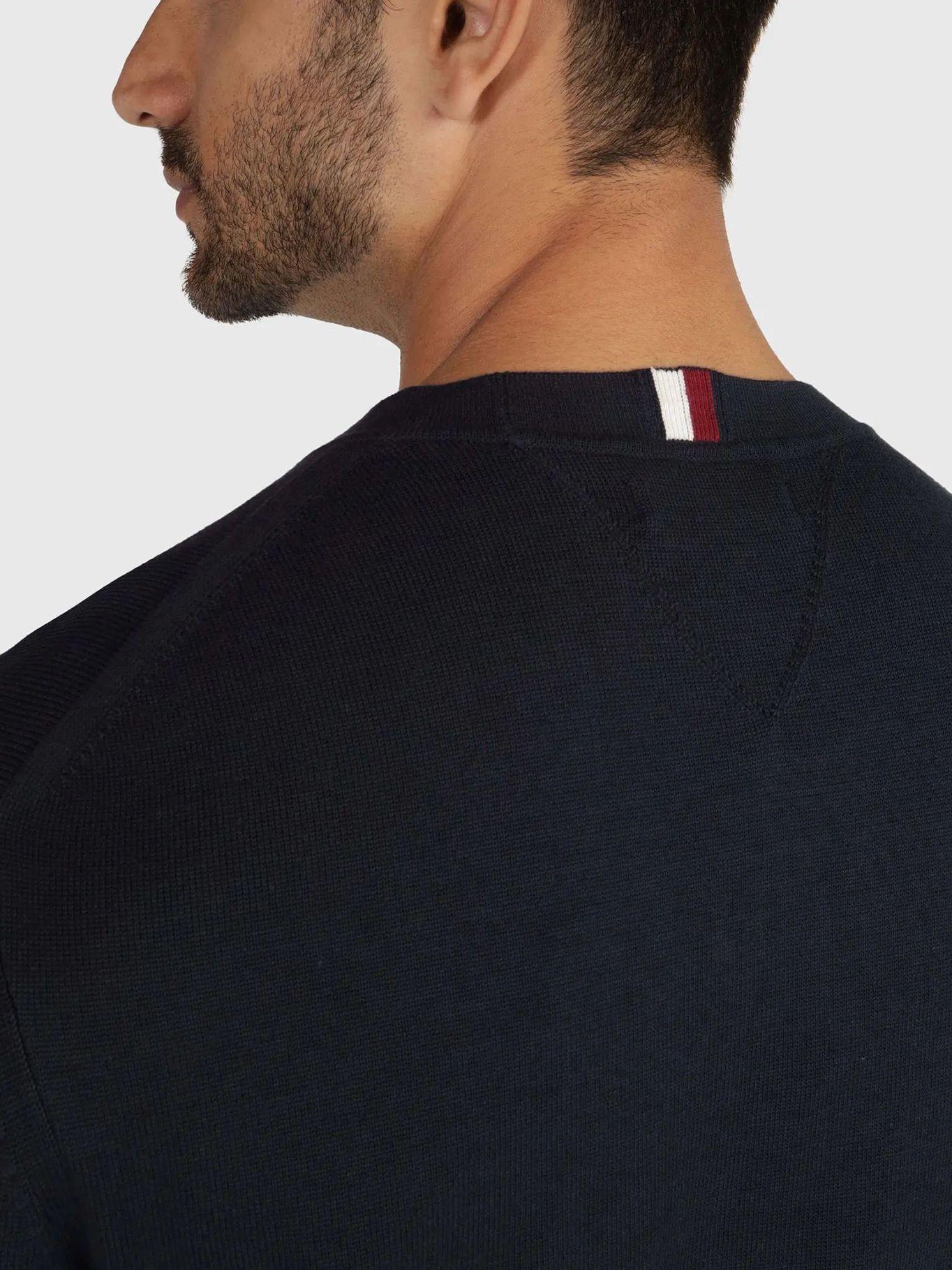 Sweater Structure Stripe Azul Tommy Hilfiger-4