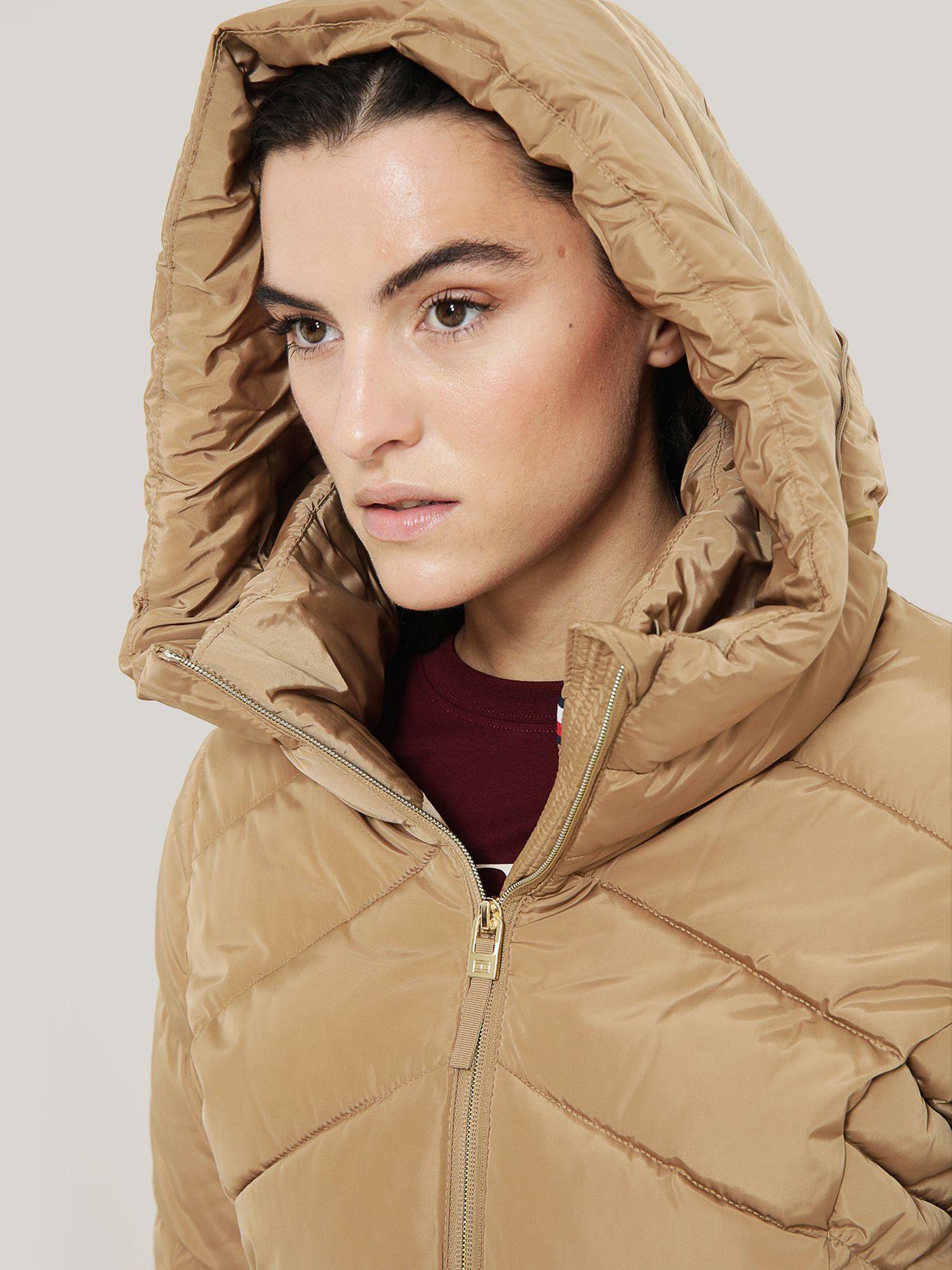 PARKA ACOLCHADA GORRO Y CIERRE BURDEO TOMMY HILFIGER-4