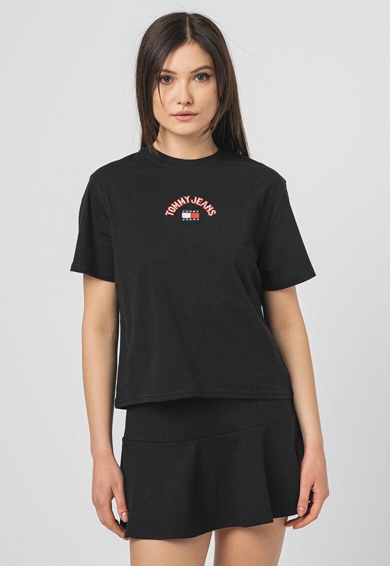 Polera Varsity Preppy Negro Tommy Jeans-0