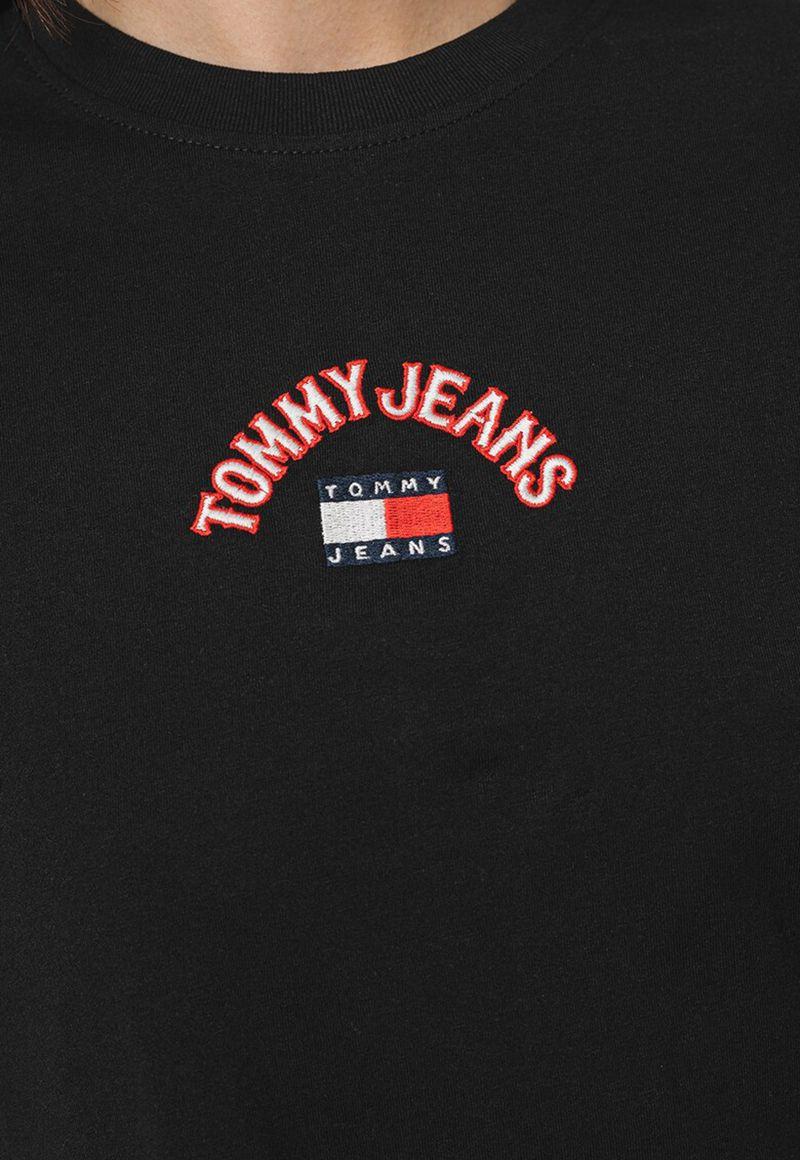 Polera Varsity Preppy Negro Tommy Jeans-5
