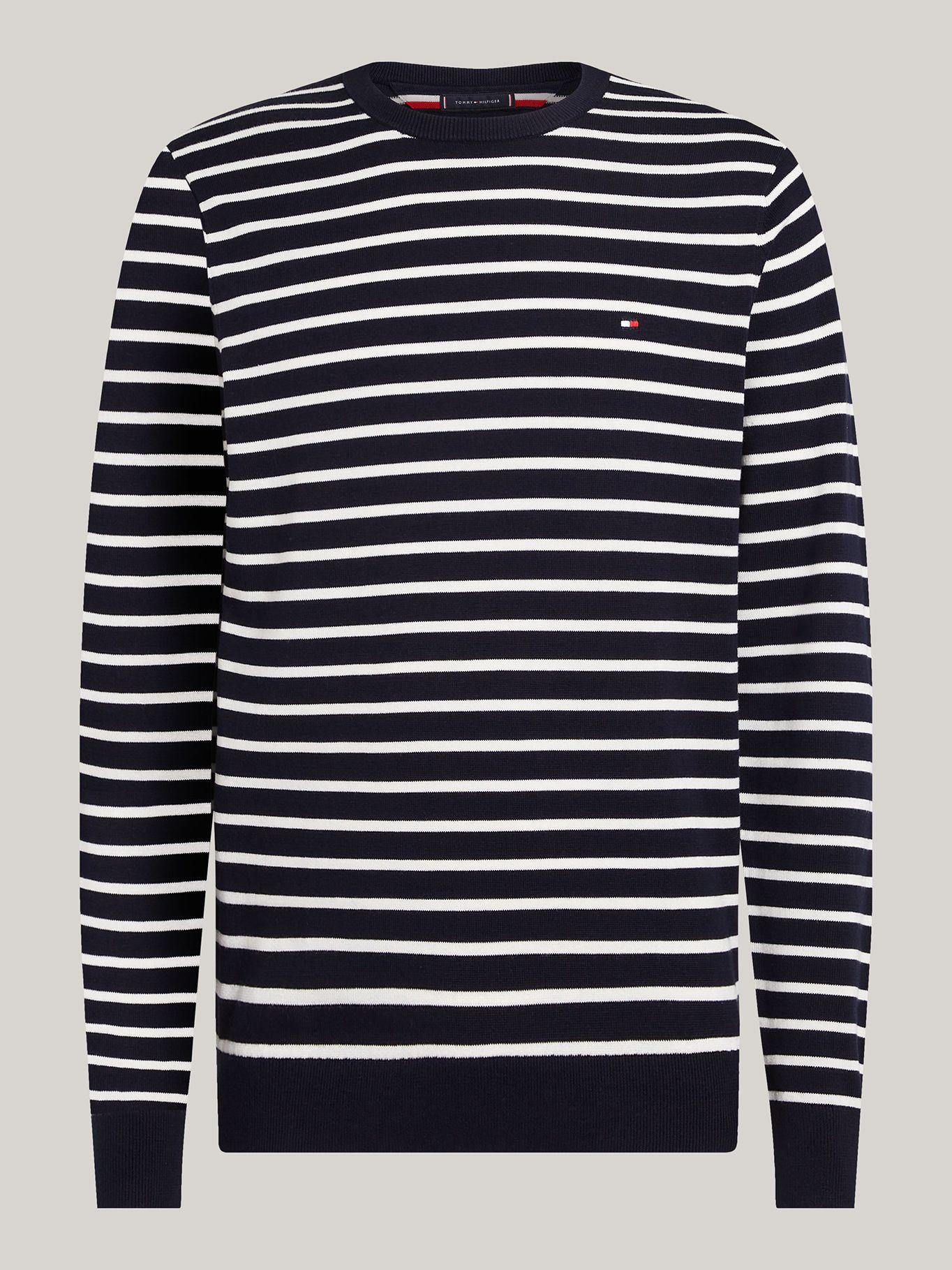 Sweater Signature C-Neck Azul Tommy Hilfiger-4