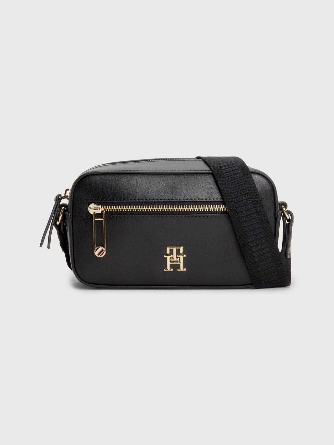Bolso Cruzado Con Monogram Negro Tommy Hilfiger-0